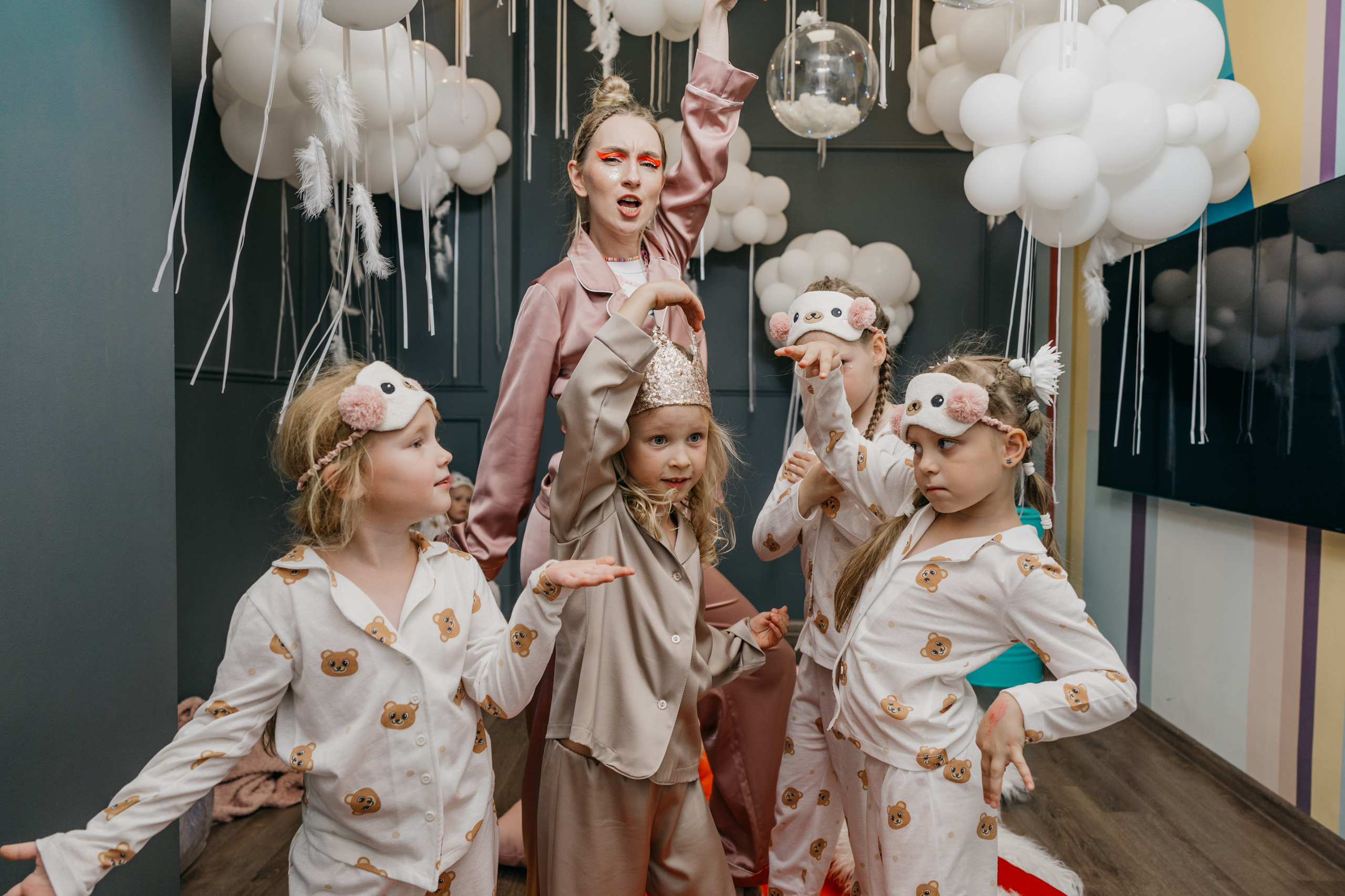 Пижамная вечеринка, Веронике 6 лет. Фотограф Никита Комаров