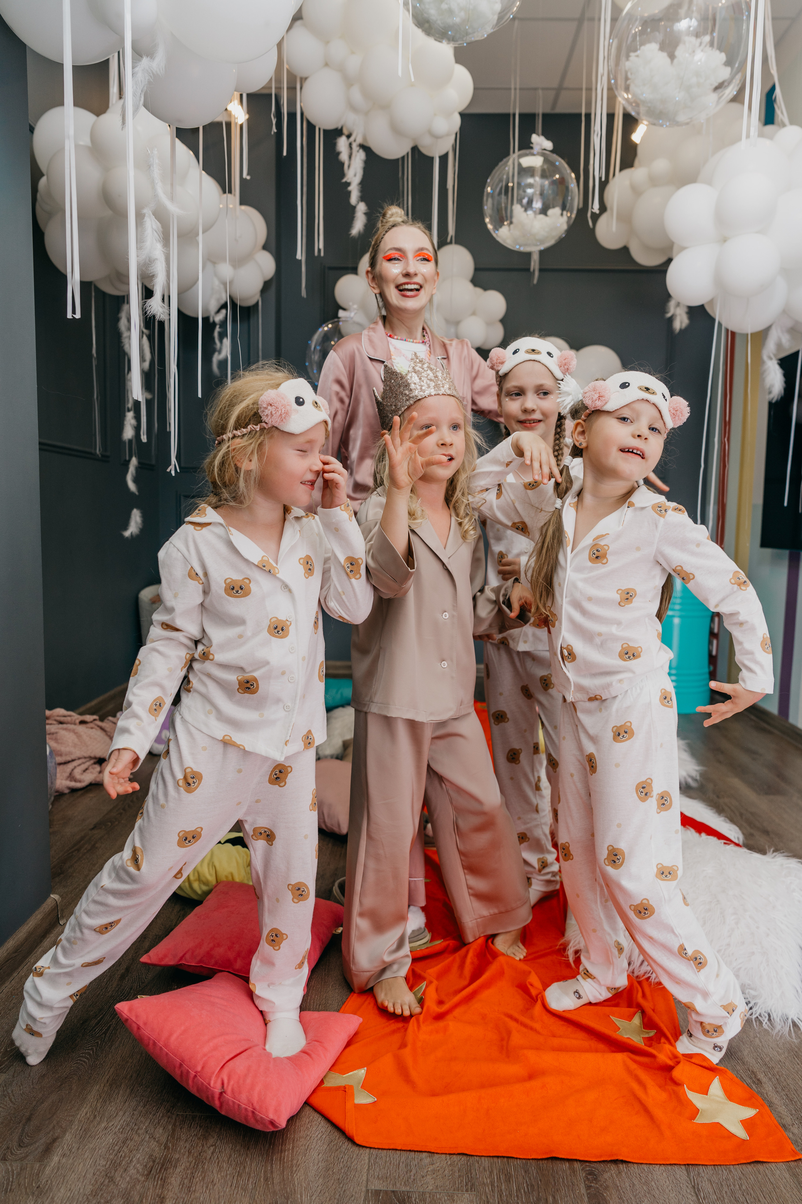 Пижамная вечеринка, Веронике 6 лет. Фотограф Никита Комаров