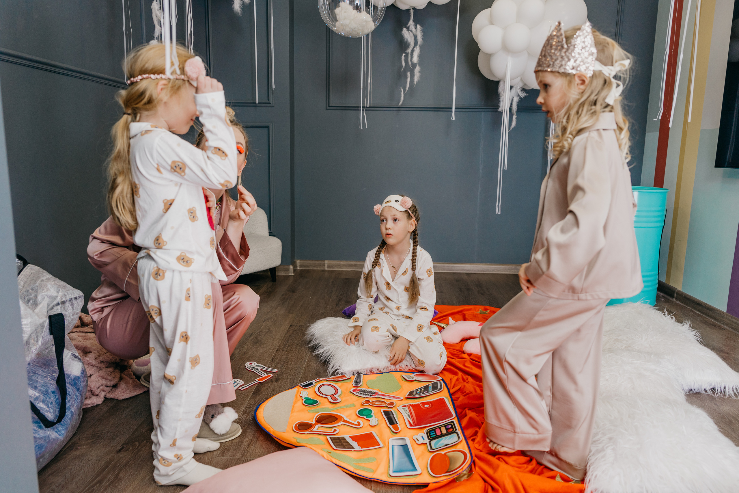 Пижамная вечеринка, Веронике 6 лет. Фотограф Никита Комаров