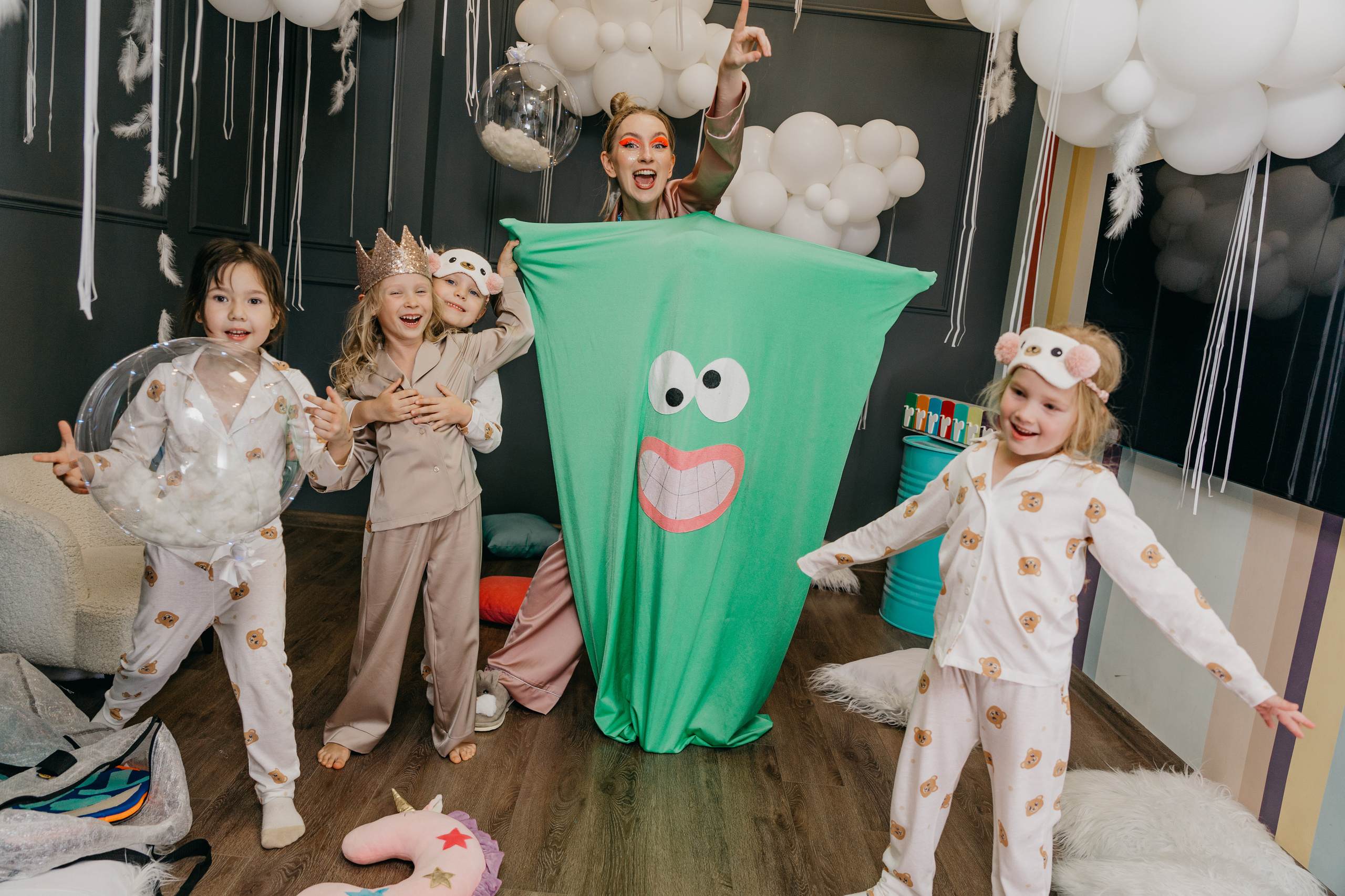 Пижамная вечеринка, Веронике 6 лет. Фотограф Никита Комаров