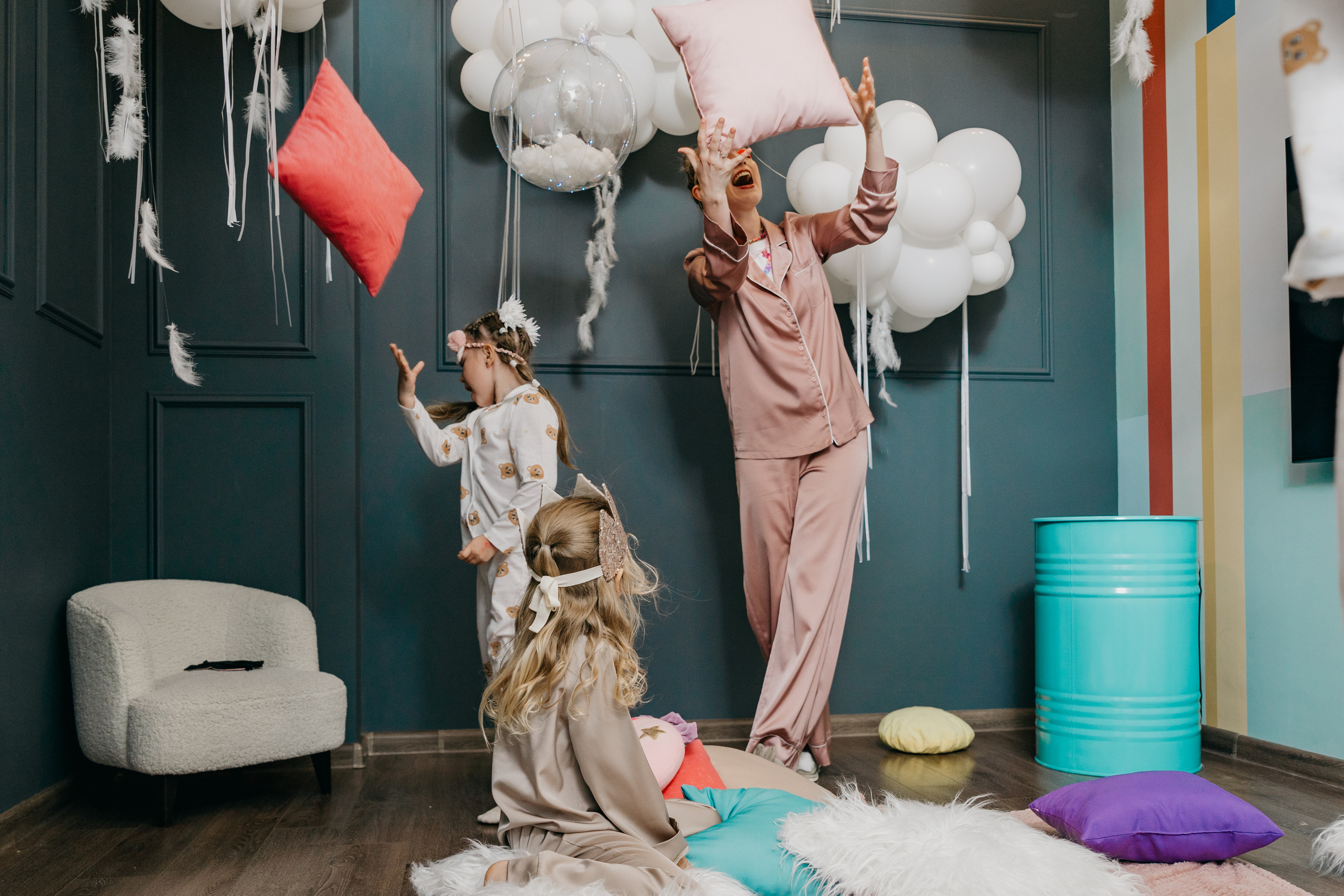 Пижамная вечеринка, Веронике 6 лет. Фотограф Никита Комаров