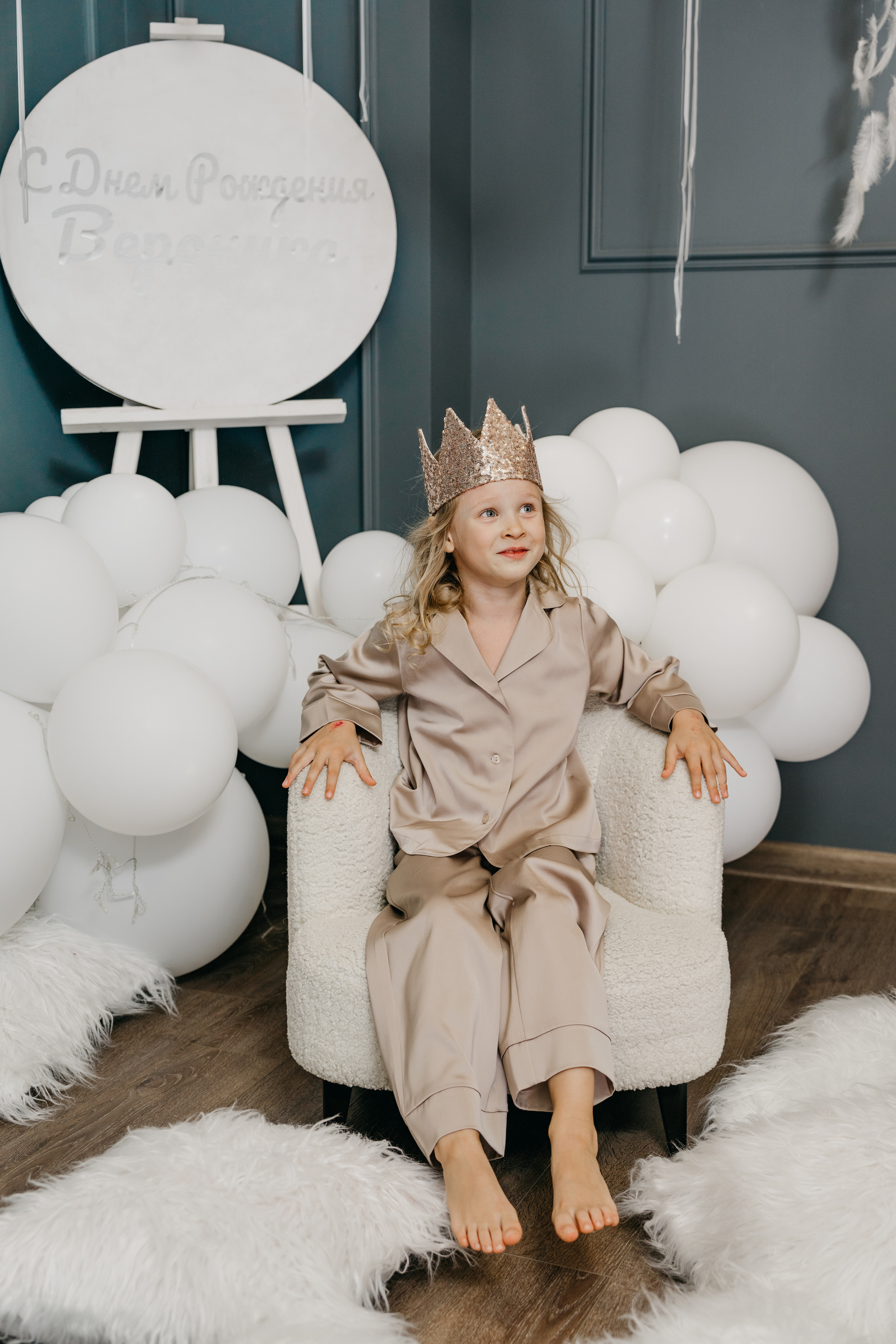 Пижамная вечеринка, Веронике 6 лет. Фотограф Никита Комаров