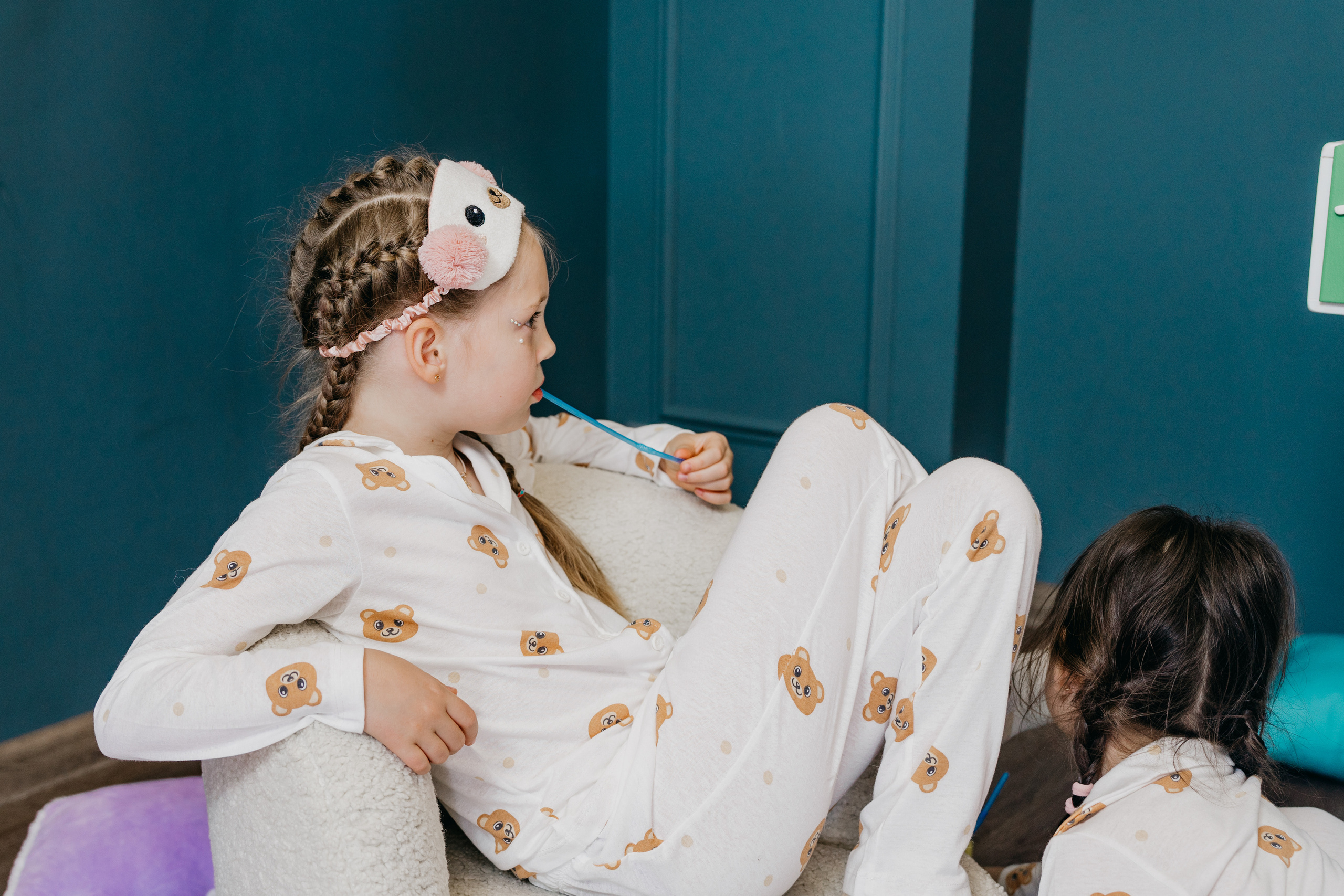 Пижамная вечеринка, Веронике 6 лет. Фотограф Никита Комаров