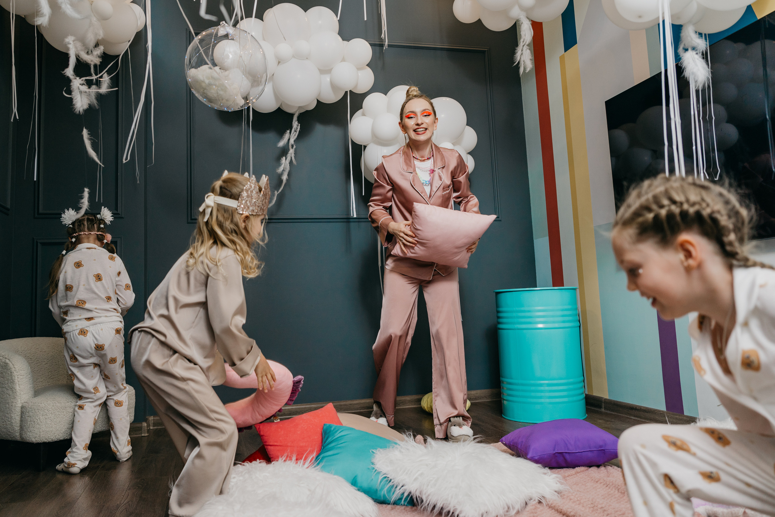 Пижамная вечеринка, Веронике 6 лет. Фотограф Никита Комаров