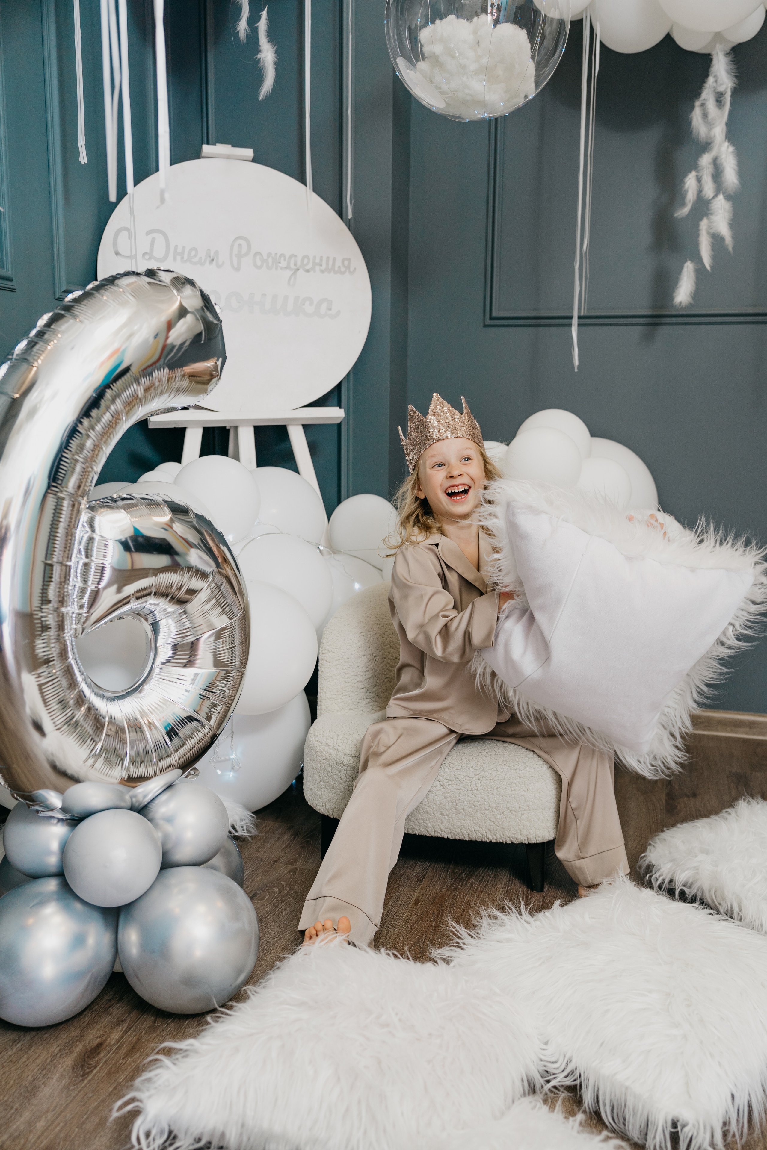 Пижамная вечеринка, Веронике 6 лет. Фотограф Никита Комаров