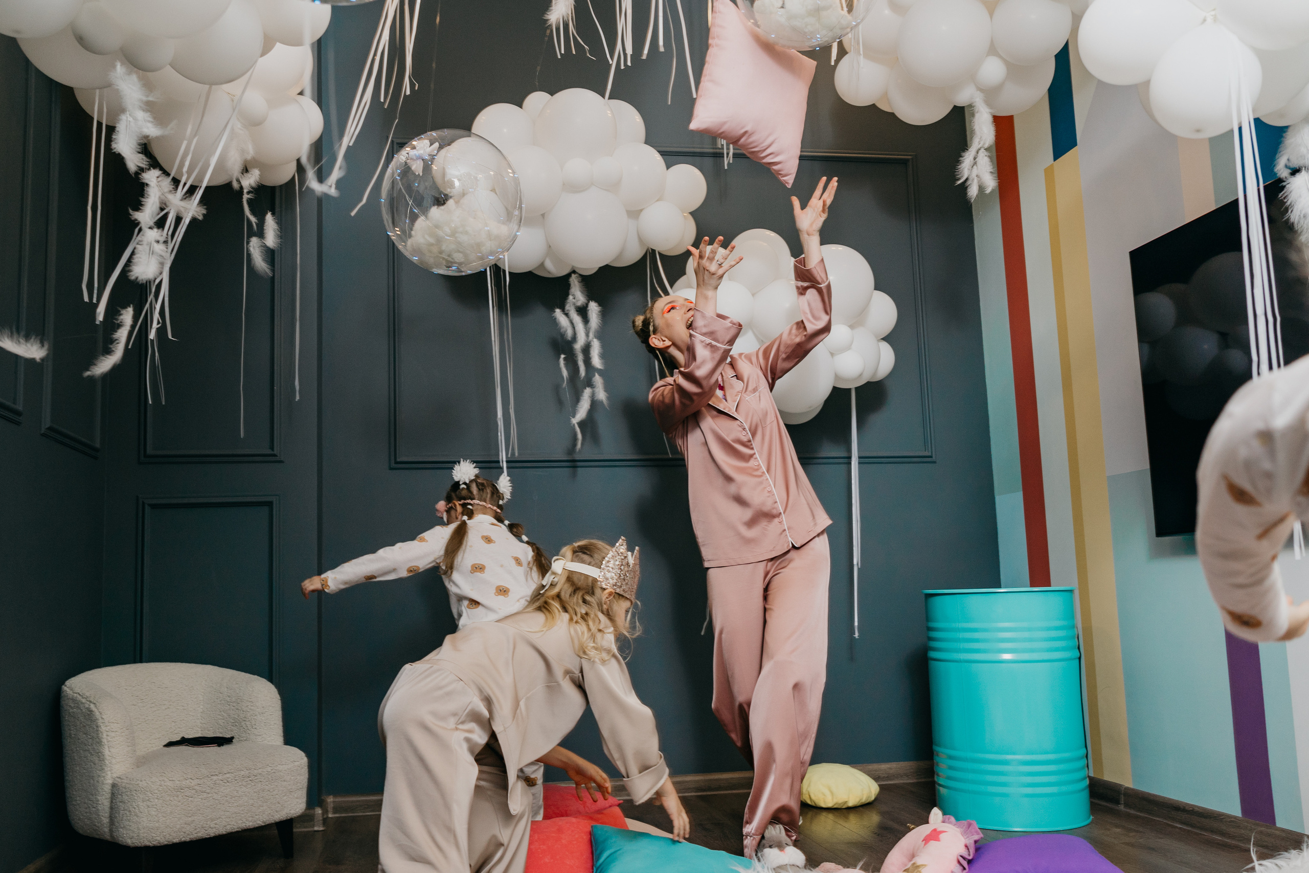 Пижамная вечеринка, Веронике 6 лет. Фотограф Никита Комаров