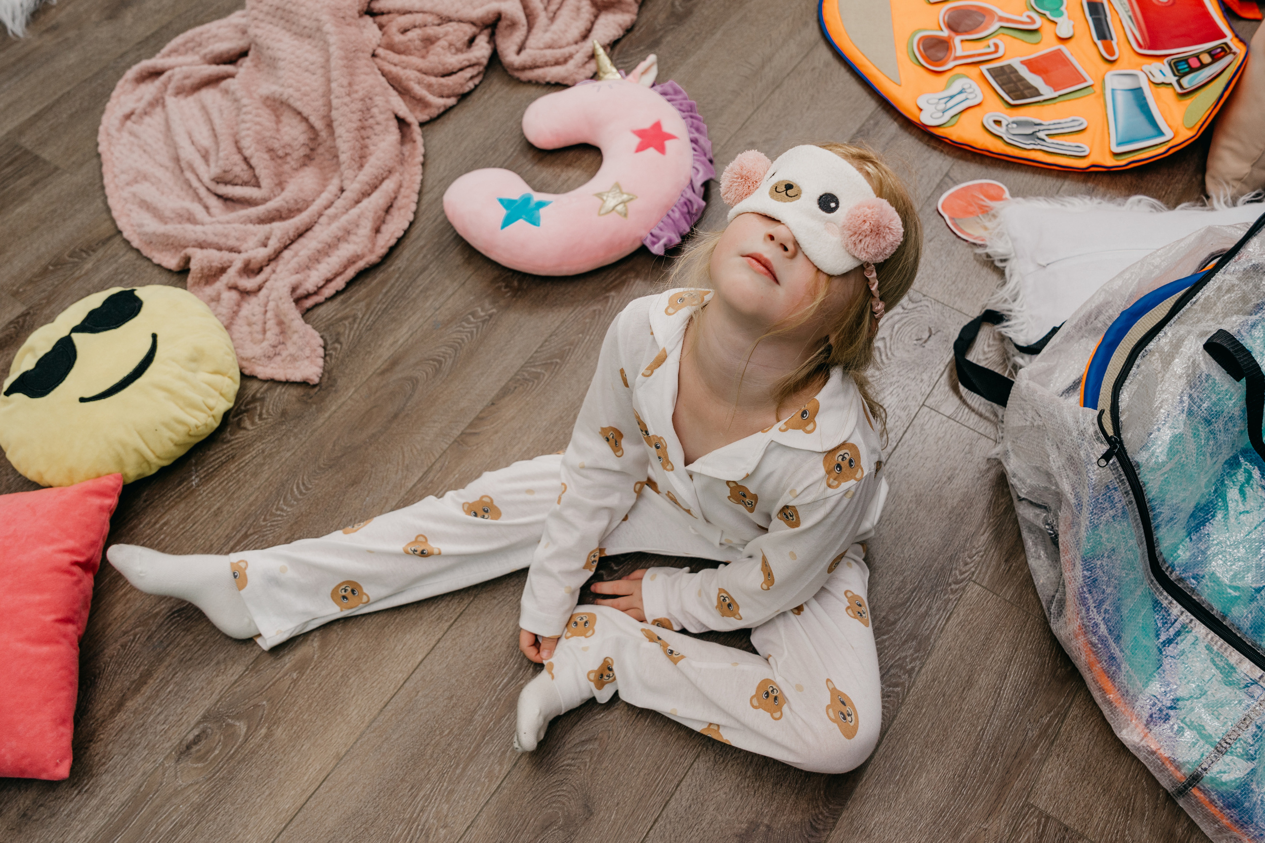Пижамная вечеринка, Веронике 6 лет. Фотограф Никита Комаров
