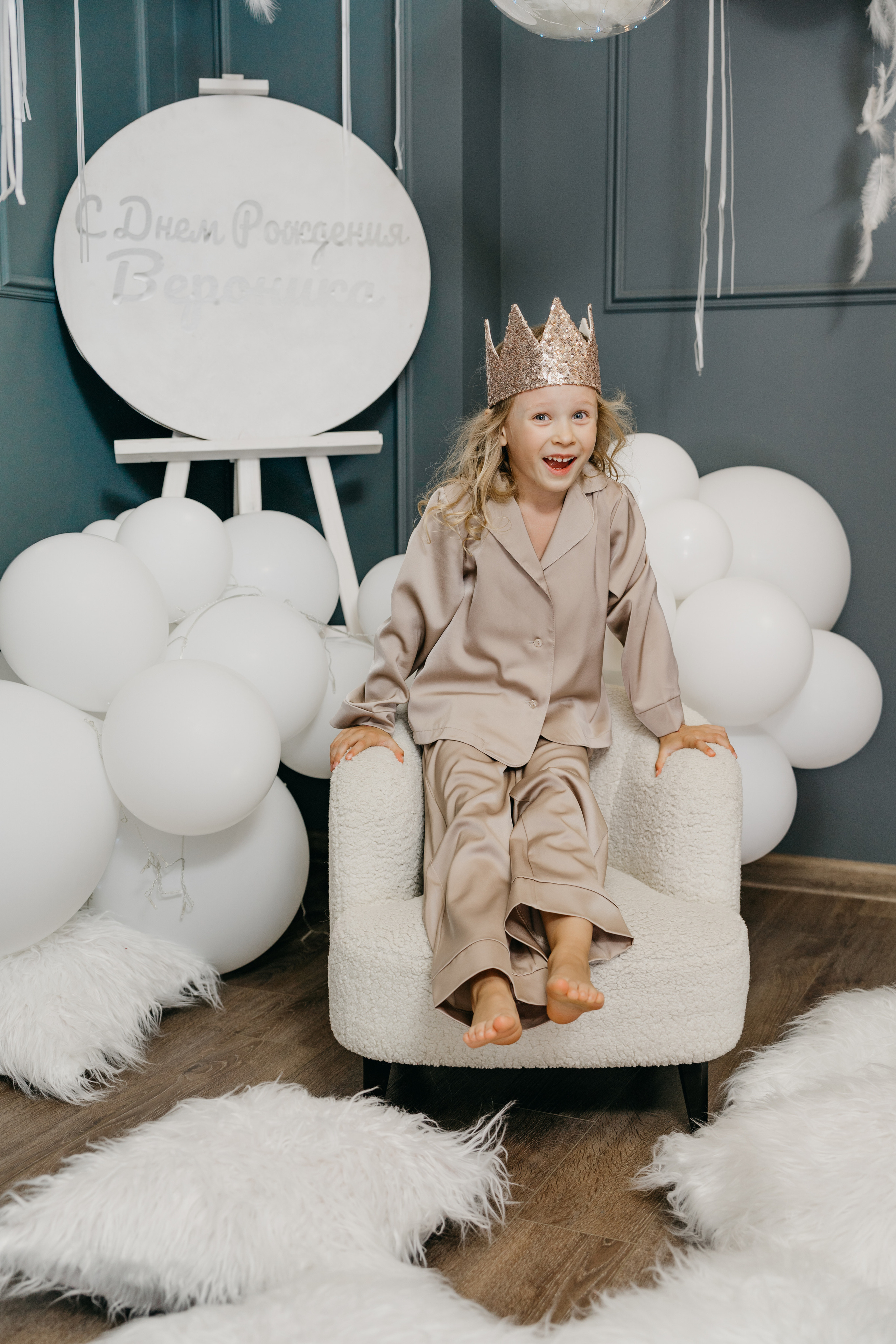 Пижамная вечеринка, Веронике 6 лет. Фотограф Никита Комаров