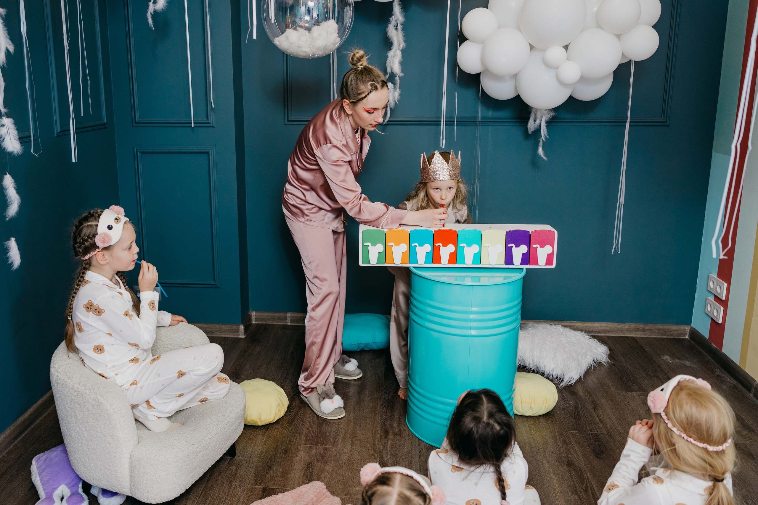 Пижамная вечеринка, Веронике 6 лет. Фотограф Никита Комаров