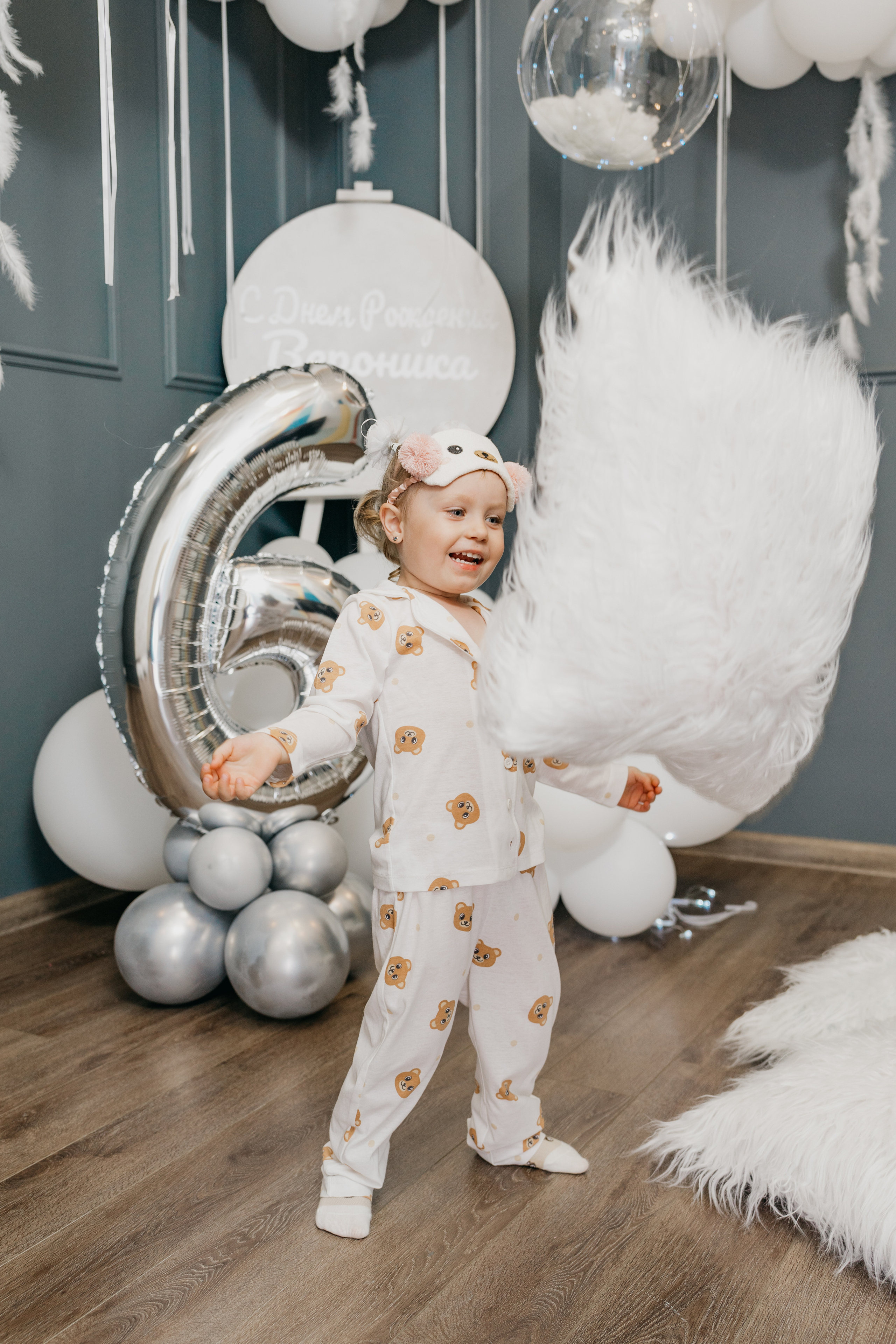 Пижамная вечеринка, Веронике 6 лет. Фотограф Никита Комаров