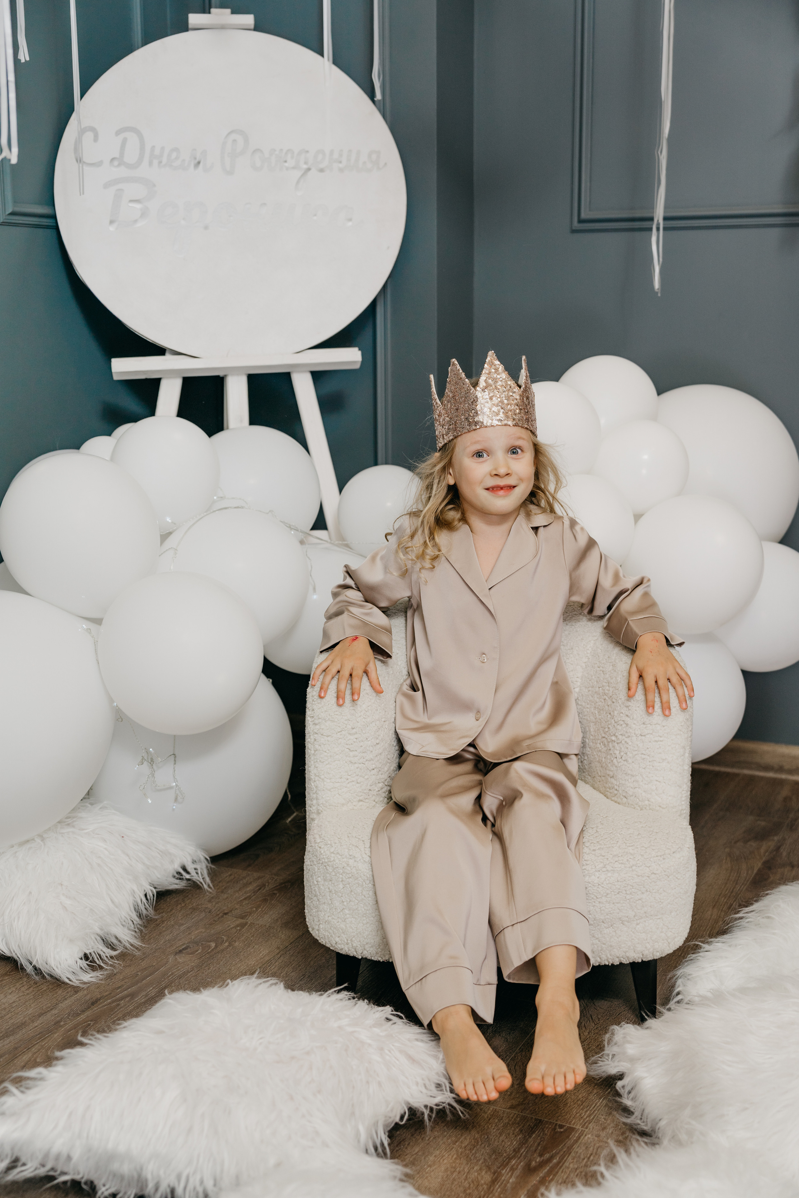 Пижамная вечеринка, Веронике 6 лет. Фотограф Никита Комаров