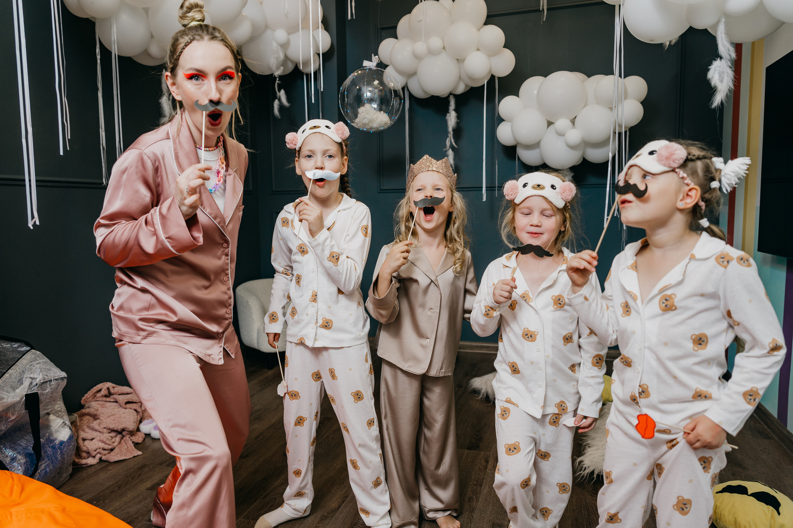 Пижамная вечеринка, Веронике 6 лет. Фотограф Никита Комаров