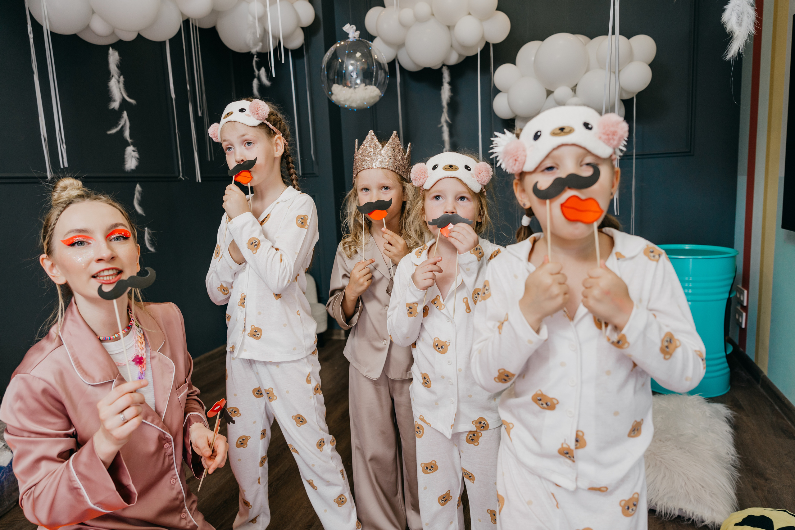 Пижамная вечеринка, Веронике 6 лет. Фотограф Никита Комаров