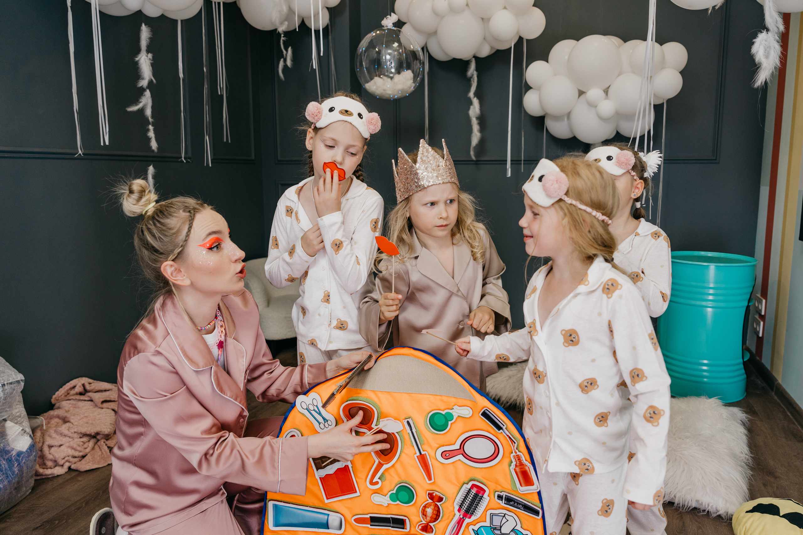 Пижамная вечеринка, Веронике 6 лет. Фотограф Никита Комаров