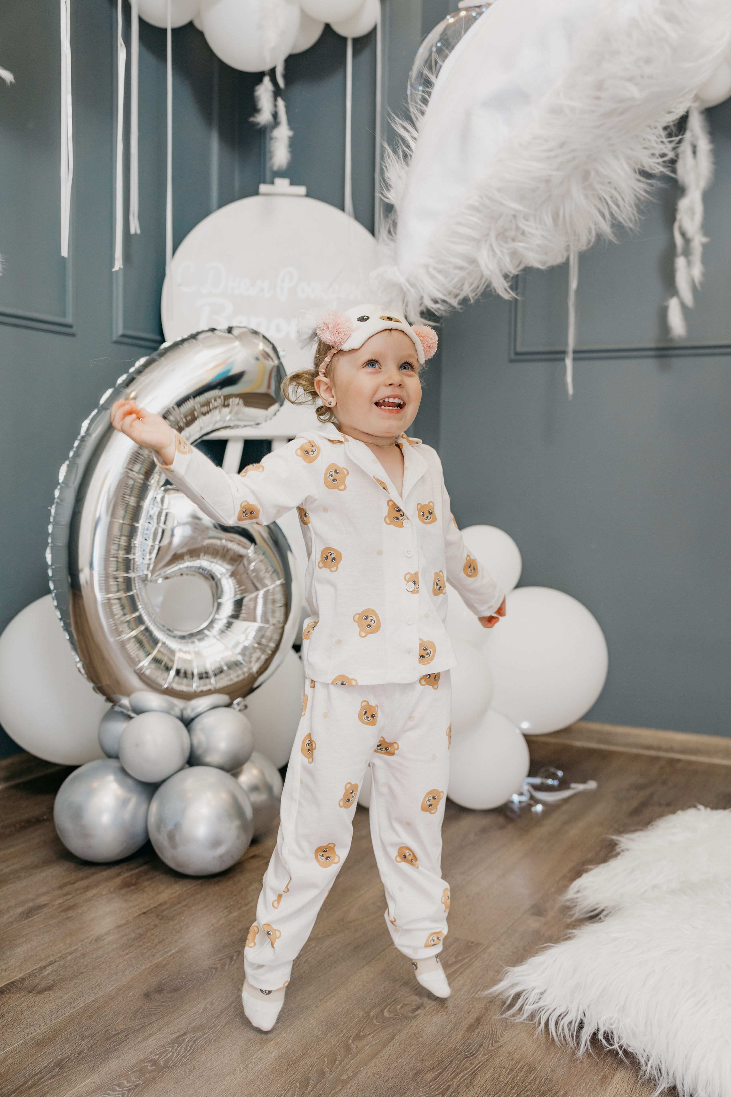 Пижамная вечеринка, Веронике 6 лет. Фотограф Никита Комаров