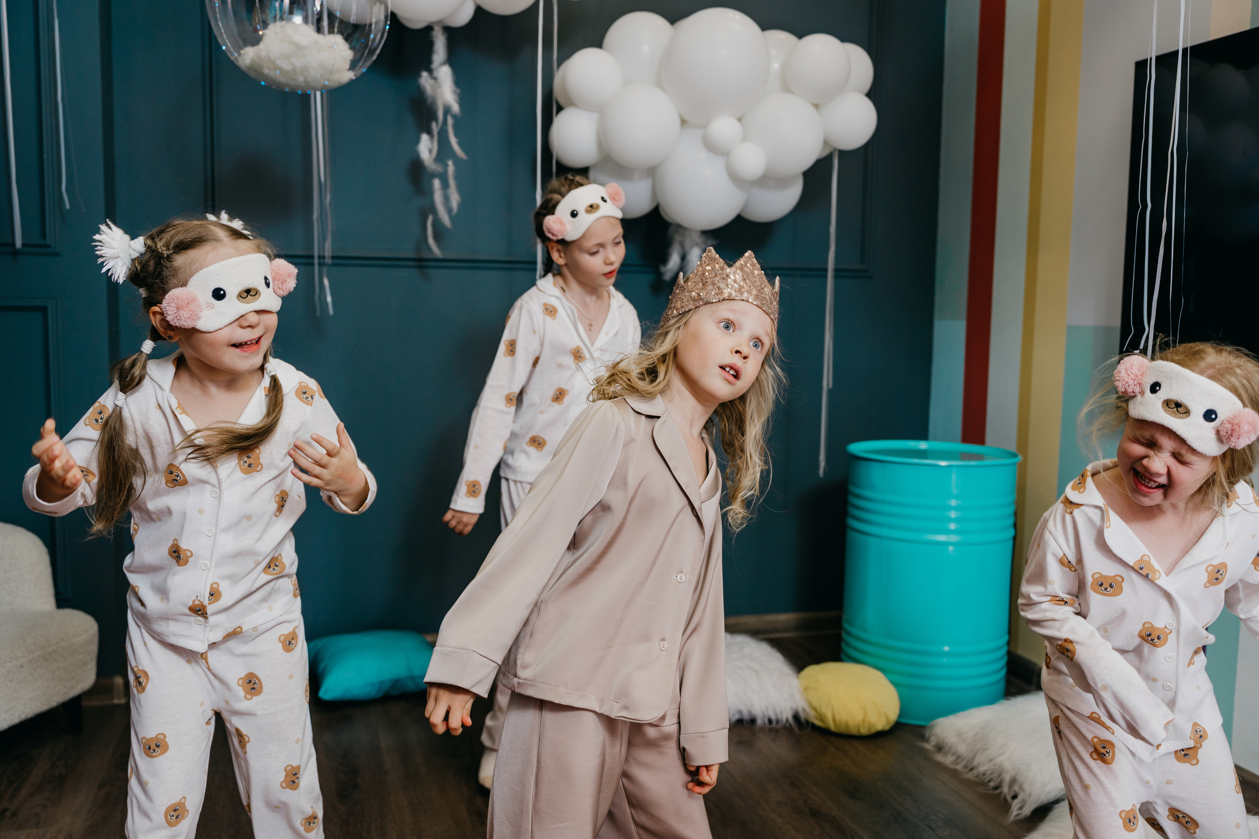 Пижамная вечеринка, Веронике 6 лет. Фотограф Никита Комаров