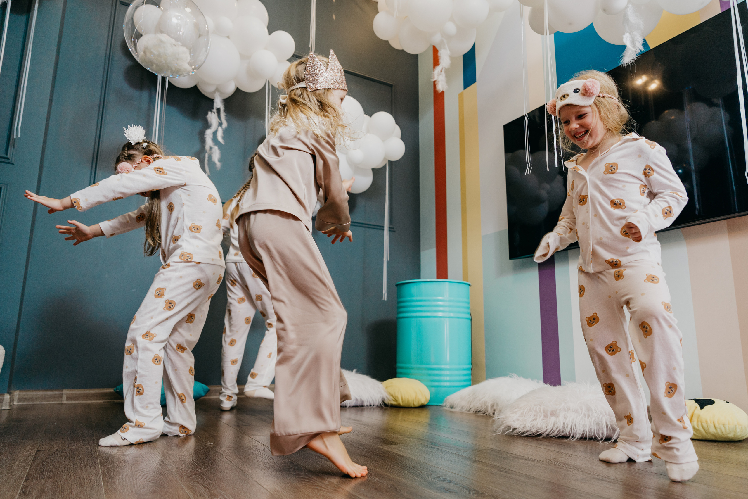 Пижамная вечеринка, Веронике 6 лет. Фотограф Никита Комаров