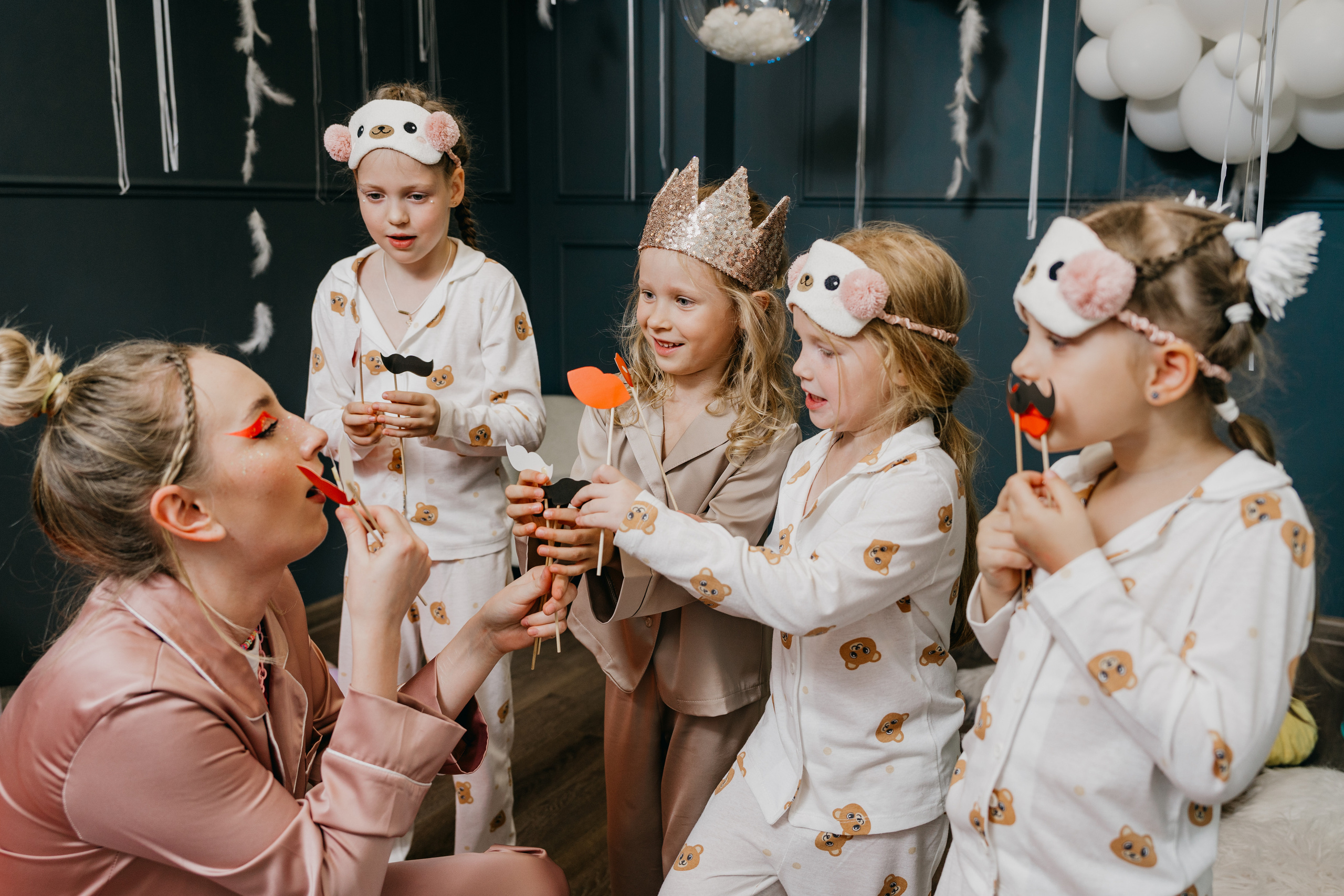 Пижамная вечеринка, Веронике 6 лет. Фотограф Никита Комаров