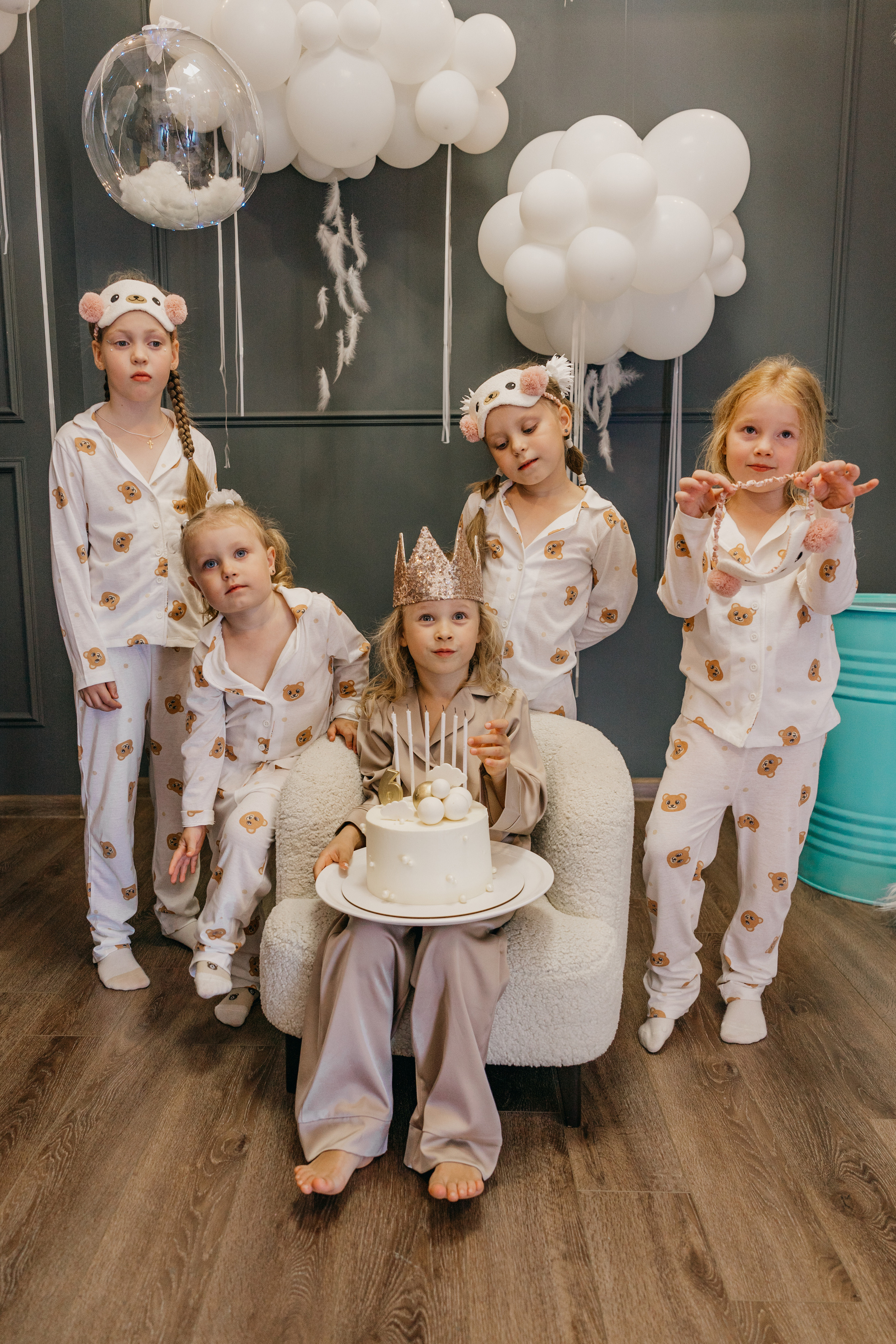 Пижамная вечеринка, Веронике 6 лет. Фотограф Никита Комаров