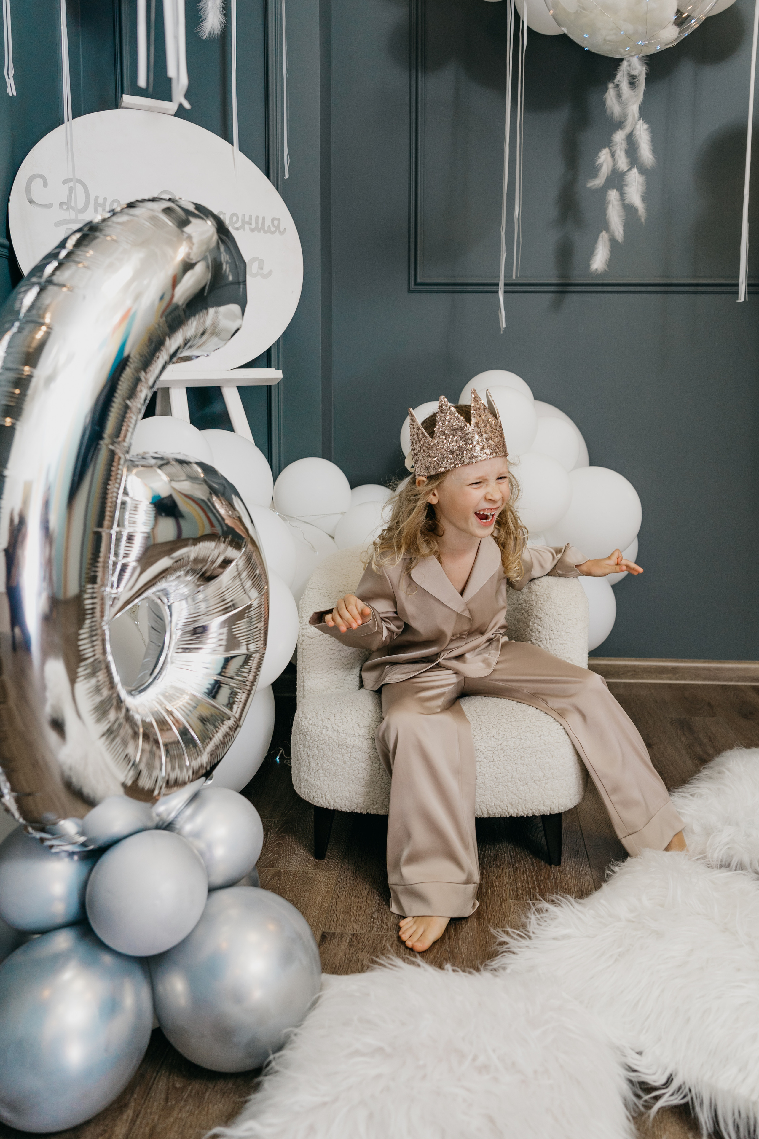 Пижамная вечеринка, Веронике 6 лет. Фотограф Никита Комаров