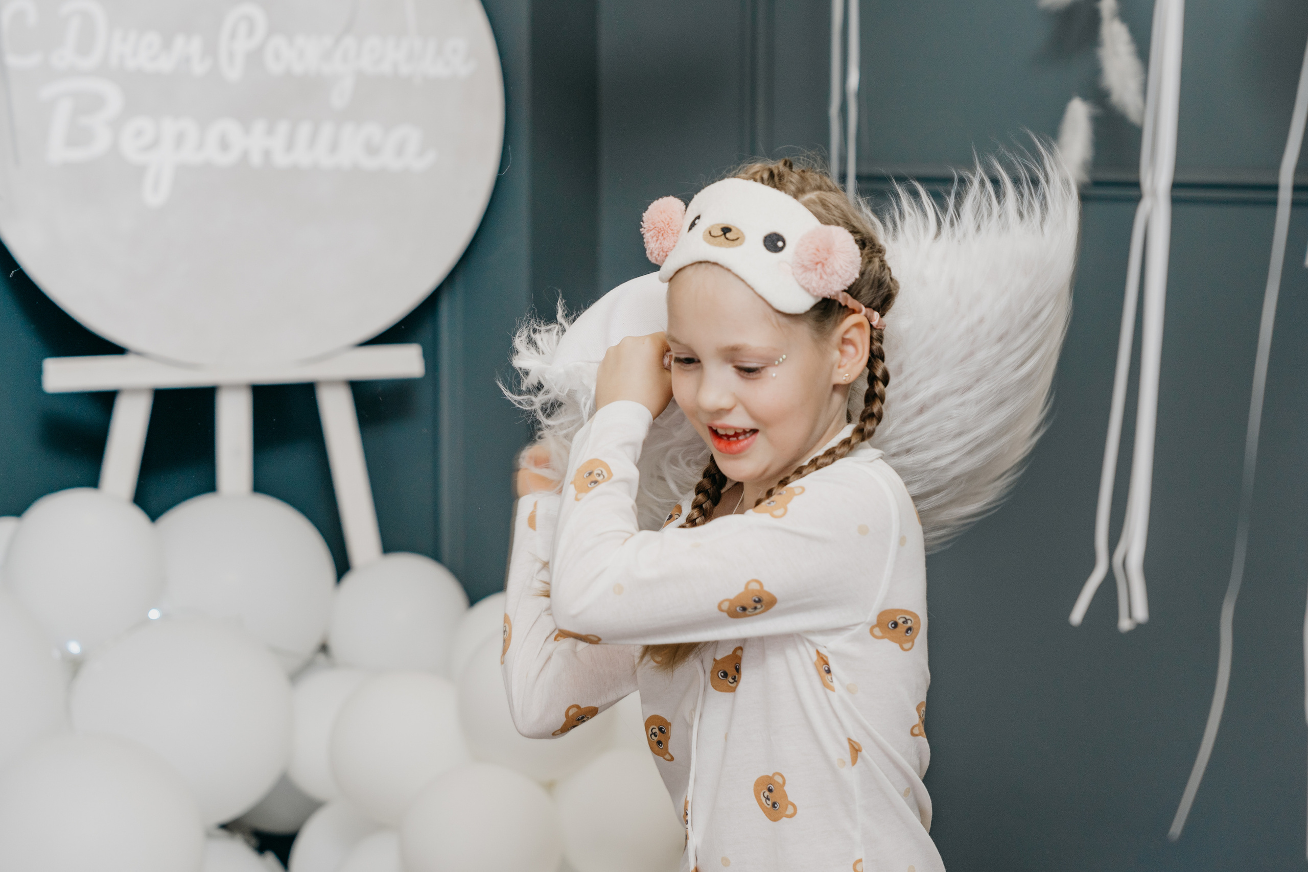 Пижамная вечеринка, Веронике 6 лет. Фотограф Никита Комаров