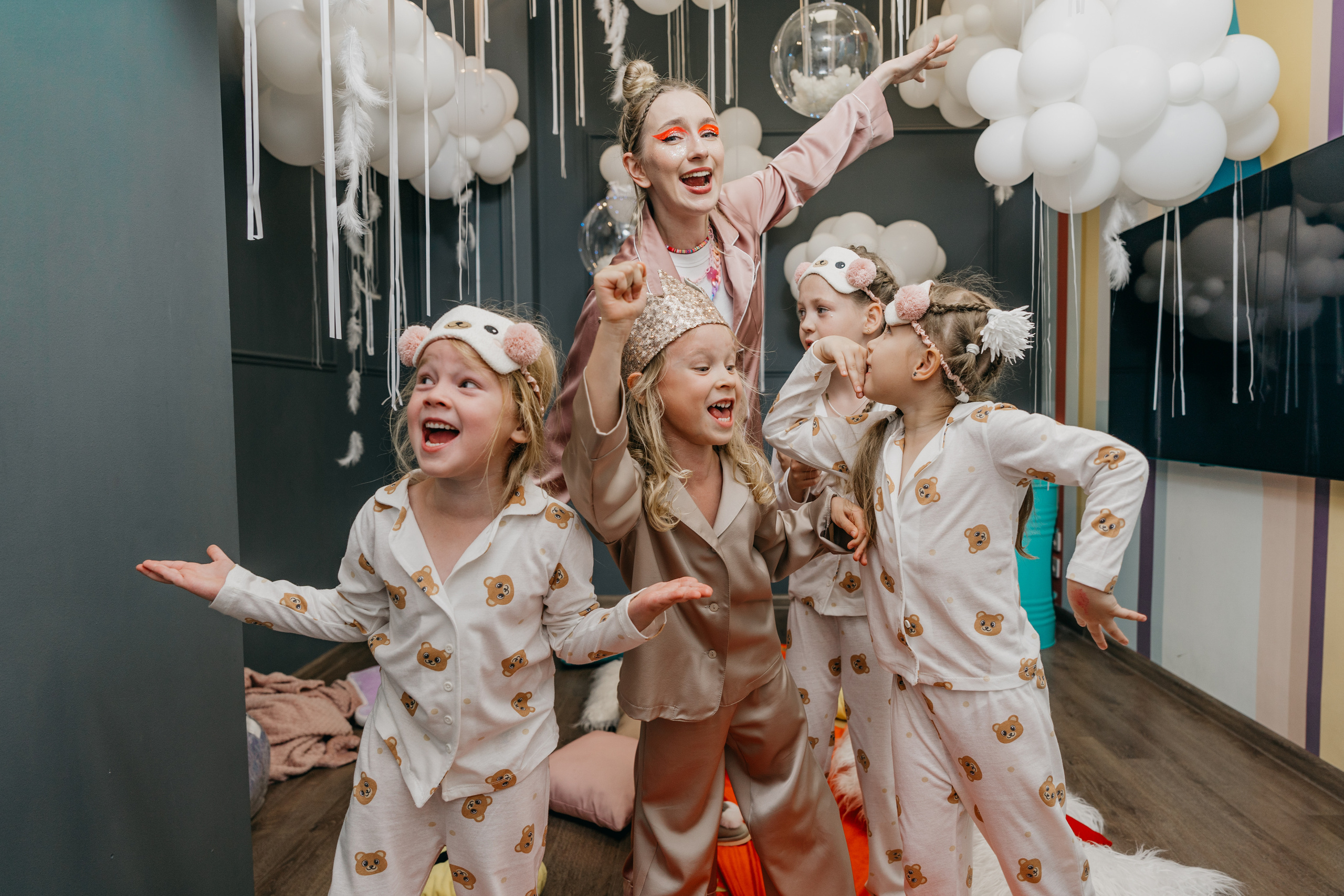 Пижамная вечеринка, Веронике 6 лет. Фотограф Никита Комаров