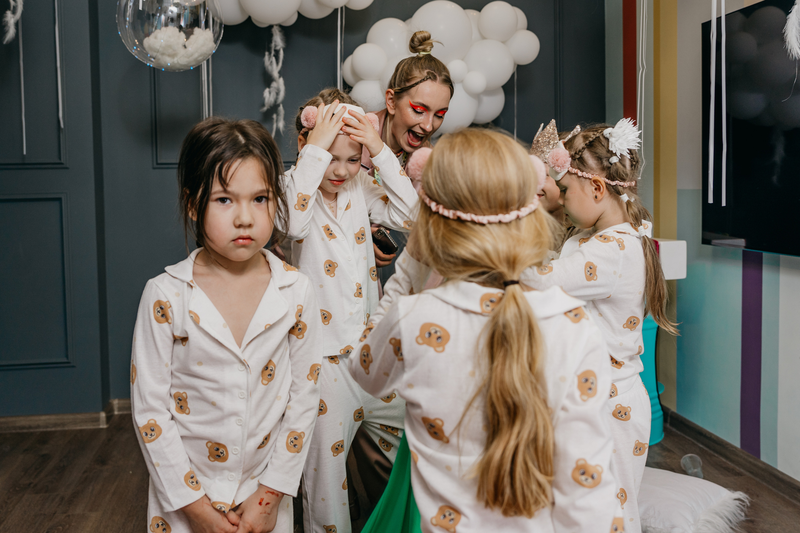 Пижамная вечеринка, Веронике 6 лет. Фотограф Никита Комаров