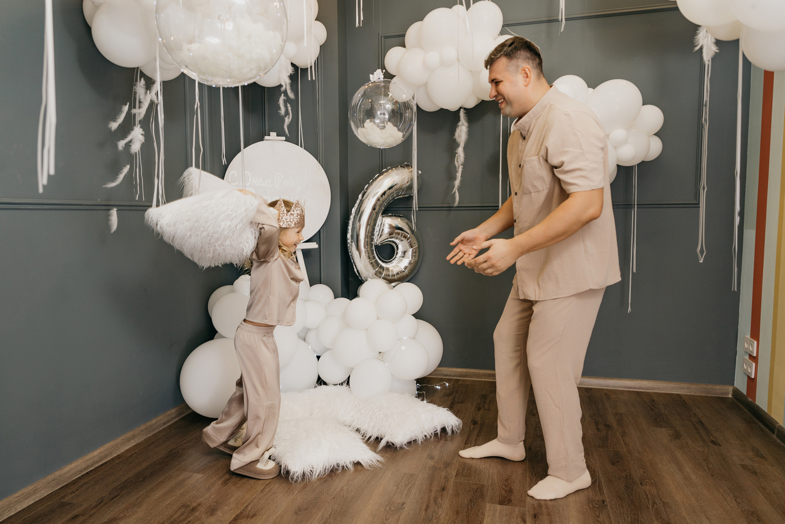 Пижамная вечеринка, Веронике 6 лет. Фотограф Никита Комаров