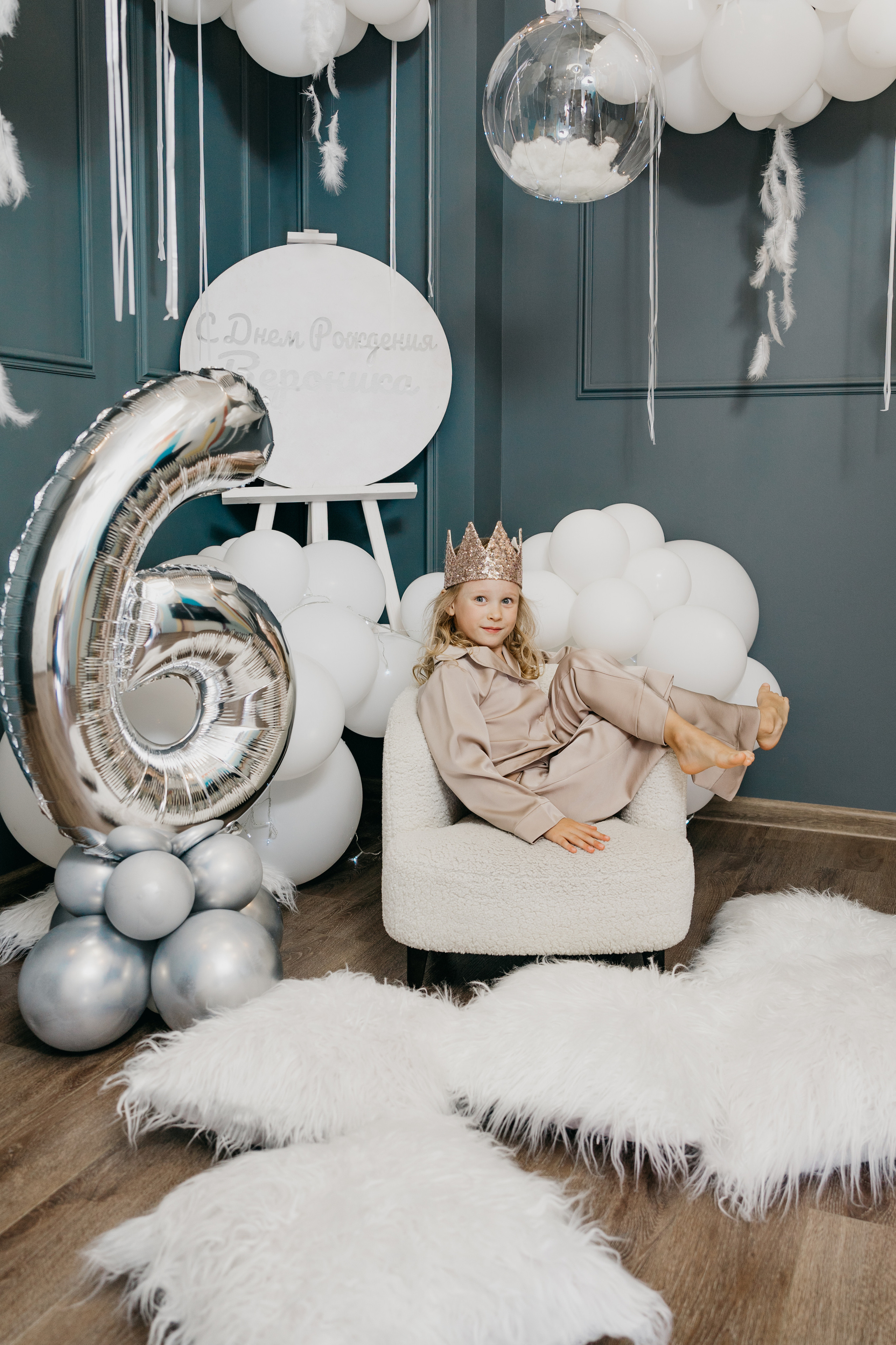 Пижамная вечеринка, Веронике 6 лет. Фотограф Никита Комаров