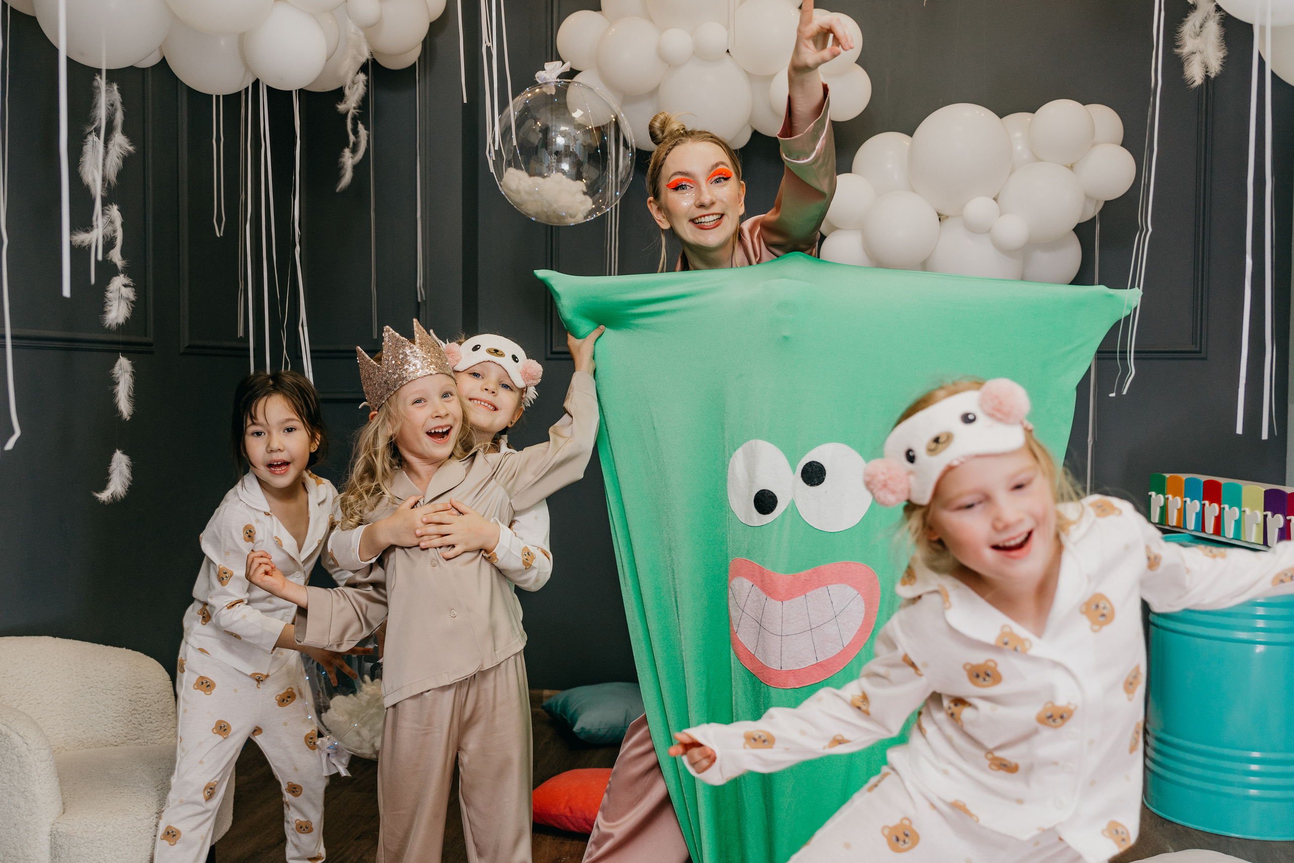 Пижамная вечеринка, Веронике 6 лет. Фотограф Никита Комаров