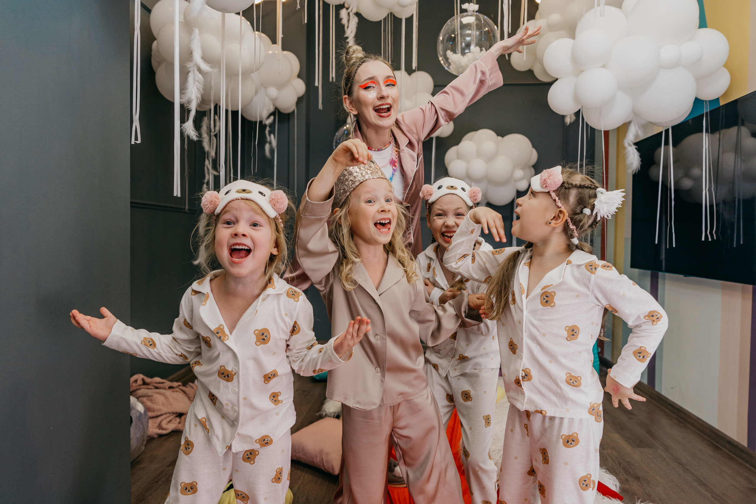 Пижамная вечеринка, Веронике 6 лет. Фотограф Никита Комаров