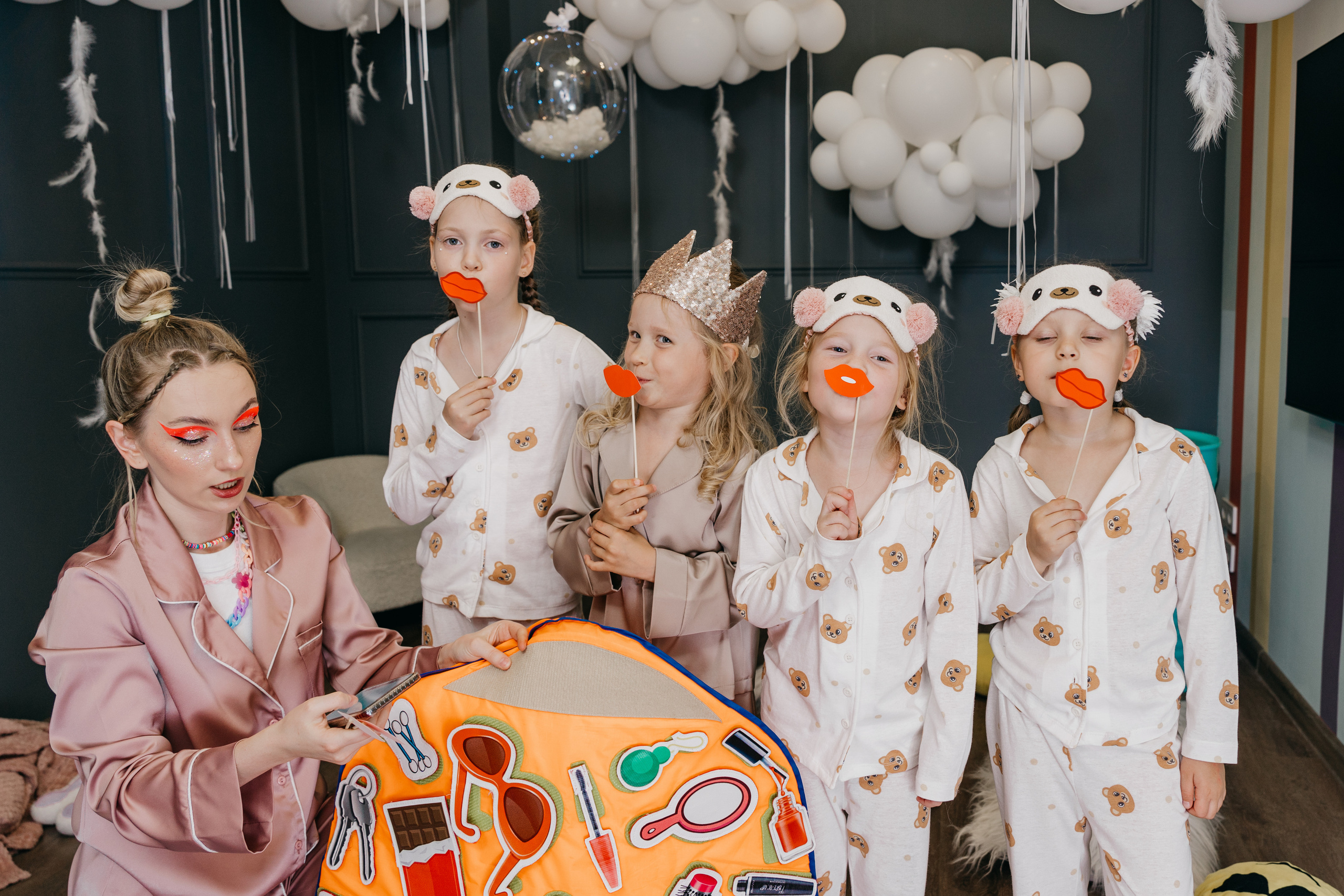 Пижамная вечеринка, Веронике 6 лет. Фотограф Никита Комаров