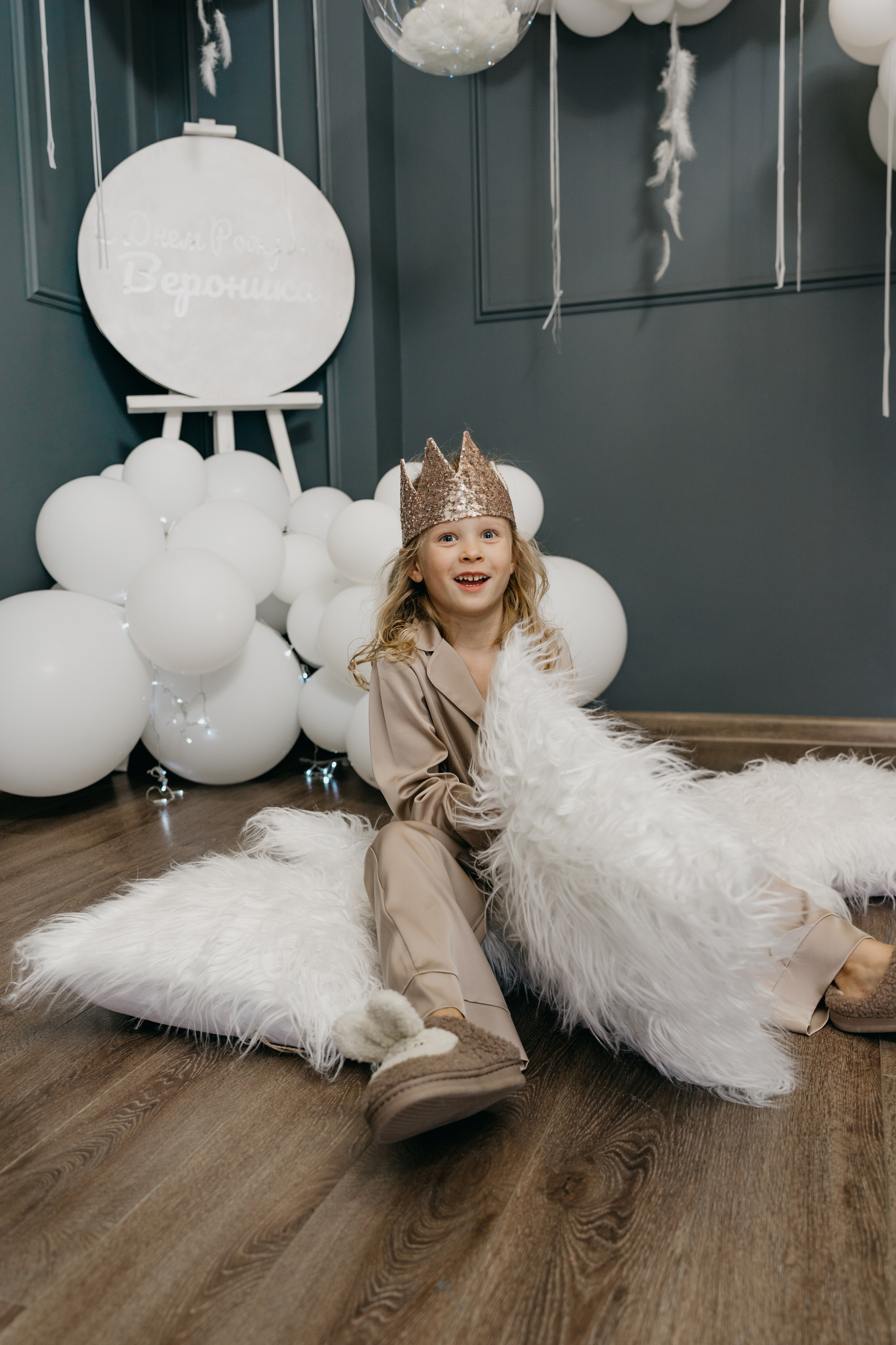 Пижамная вечеринка, Веронике 6 лет. Фотограф Никита Комаров