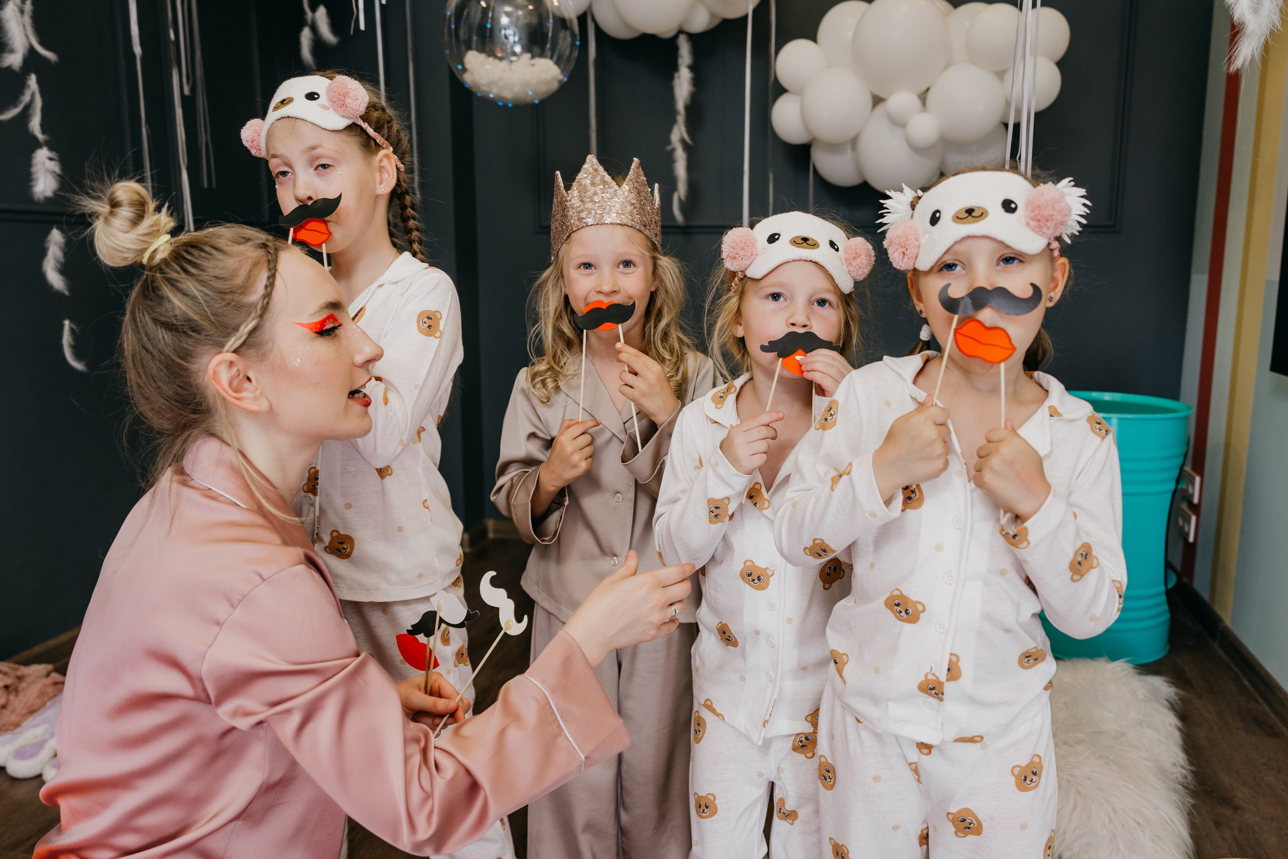 Пижамная вечеринка, Веронике 6 лет. Фотограф Никита Комаров