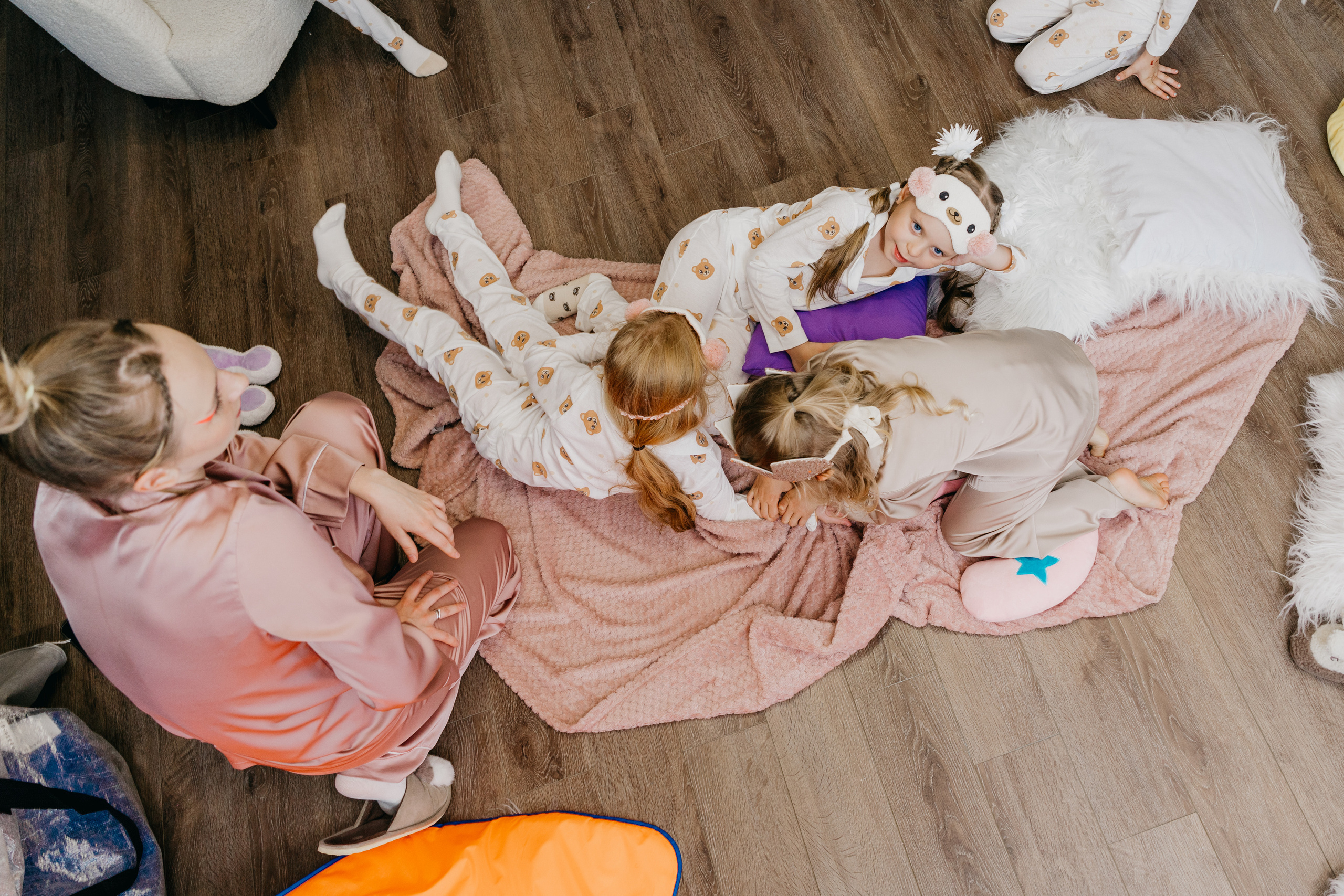 Пижамная вечеринка, Веронике 6 лет. Фотограф Никита Комаров