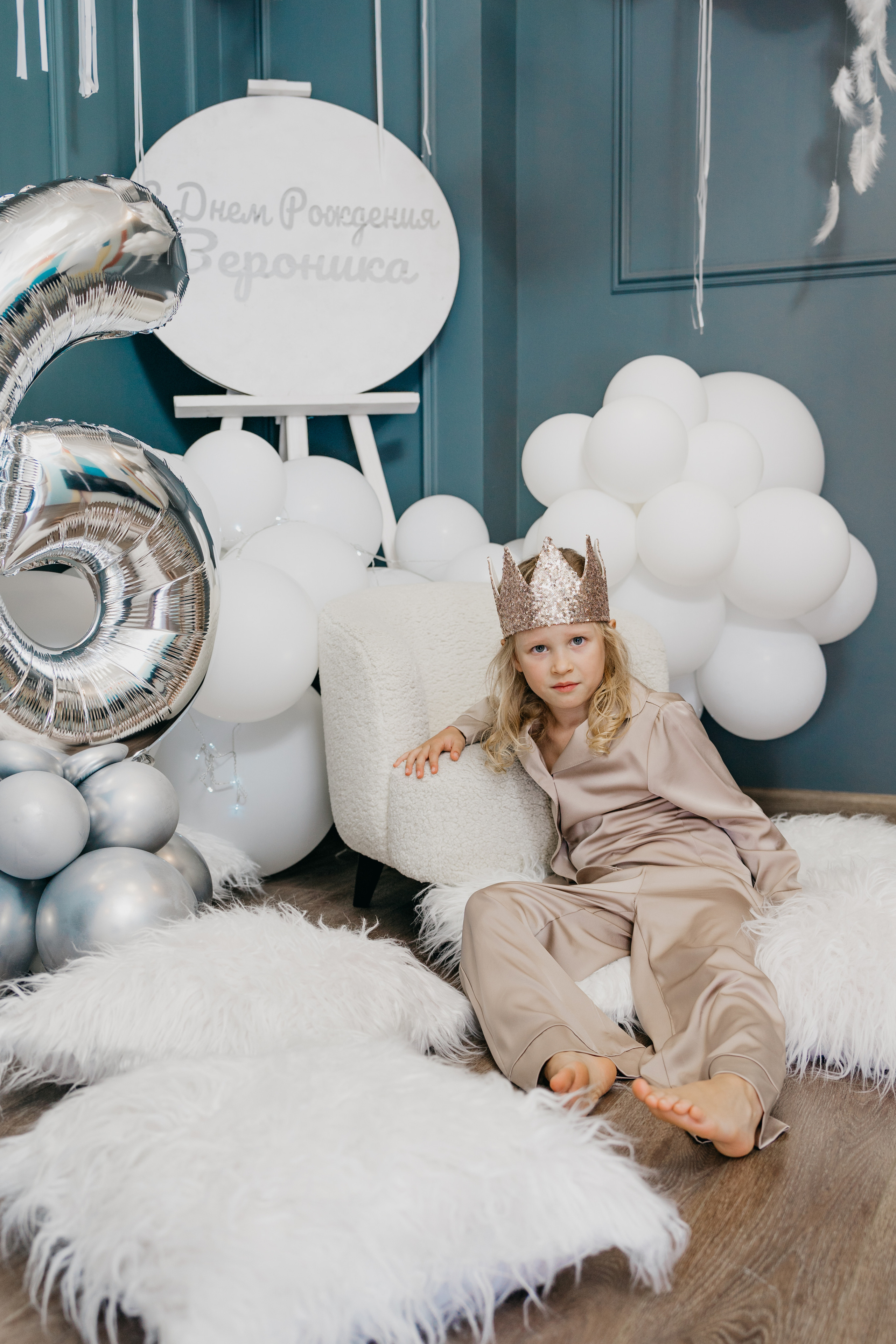 Пижамная вечеринка, Веронике 6 лет. Фотограф Никита Комаров