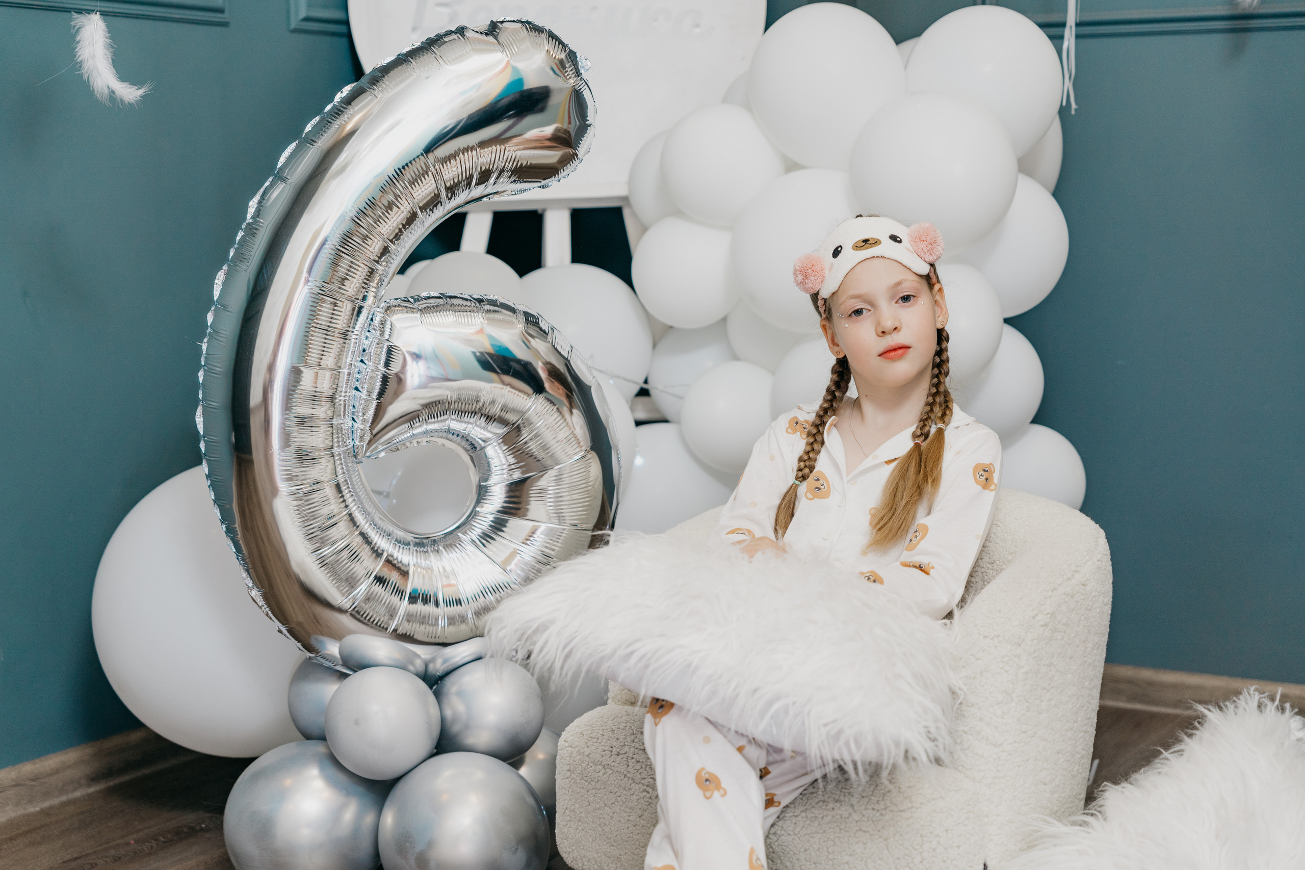 Пижамная вечеринка, Веронике 6 лет. Фотограф Никита Комаров