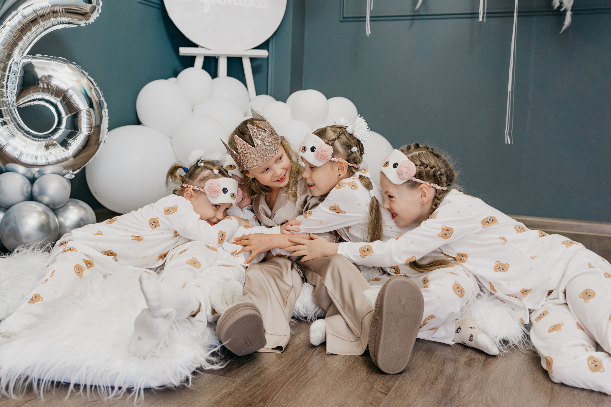 Пижамная вечеринка, Веронике 6 лет. Фотограф Никита Комаров