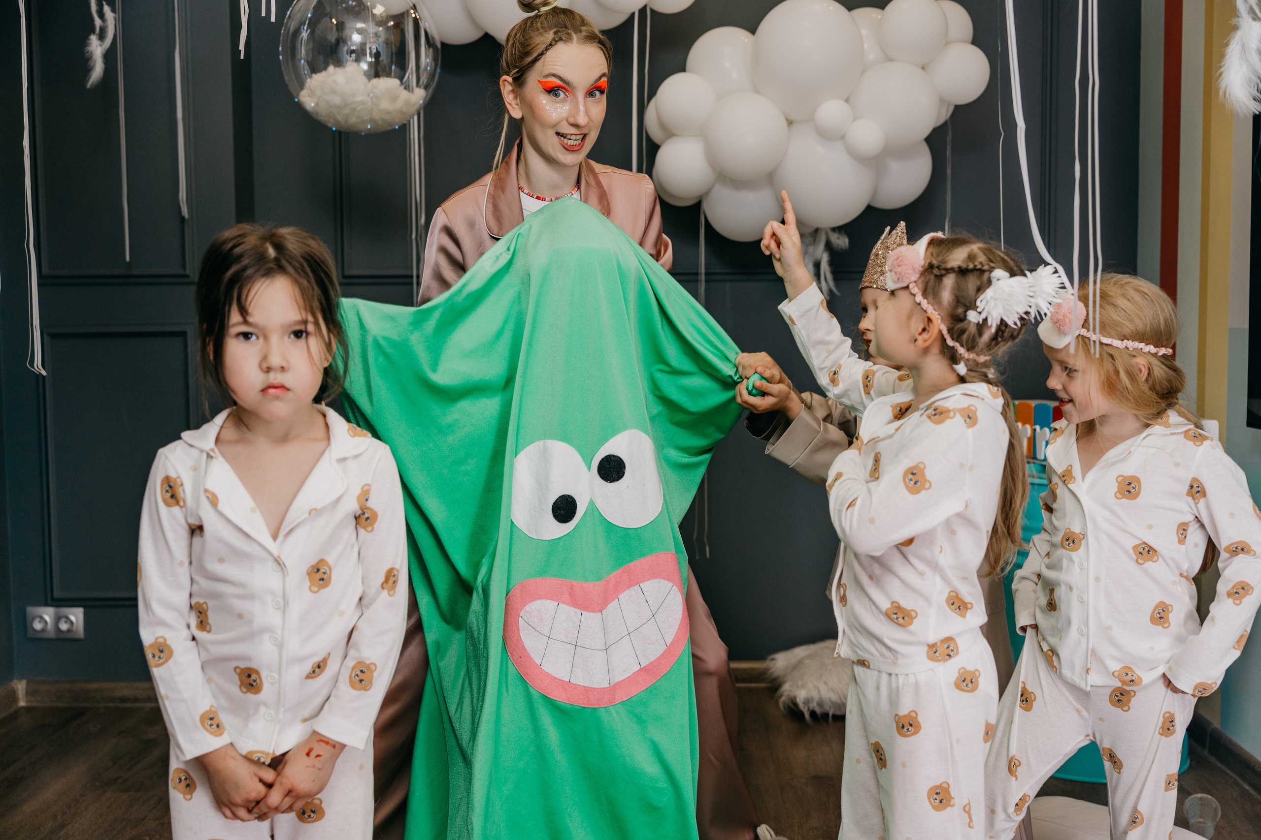 Пижамная вечеринка, Веронике 6 лет. Фотограф Никита Комаров