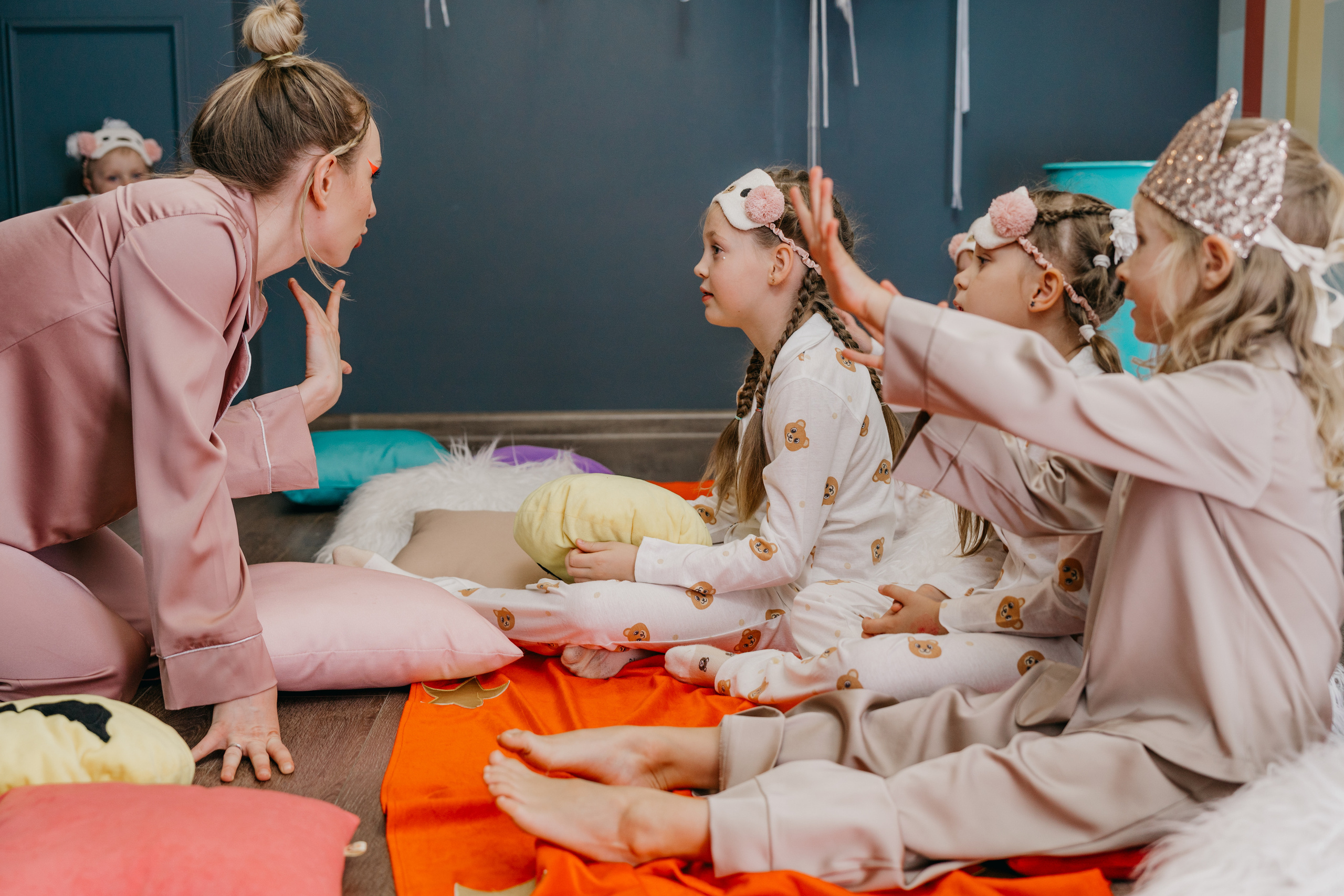 Пижамная вечеринка, Веронике 6 лет. Фотограф Никита Комаров