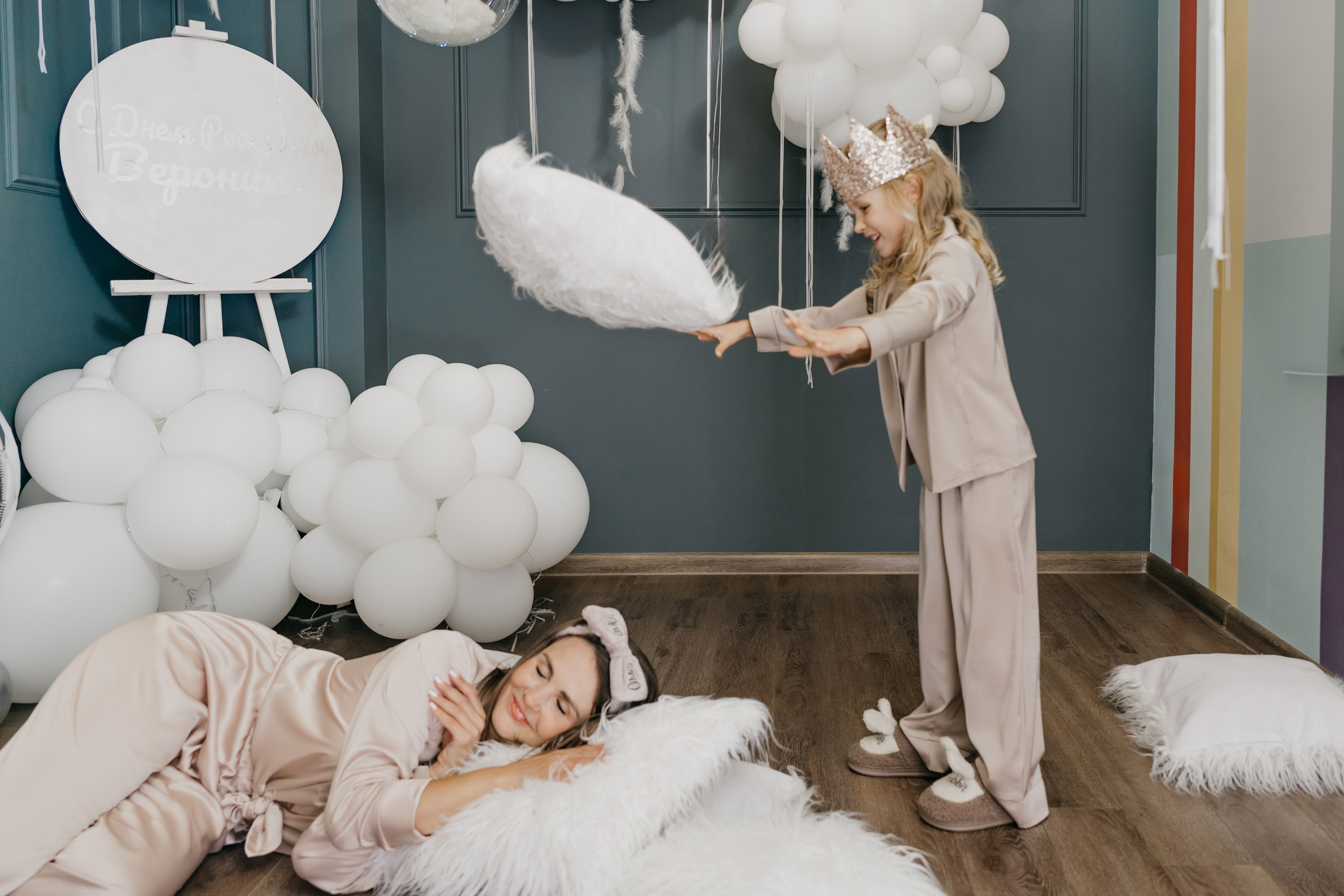 Пижамная вечеринка, Веронике 6 лет. Фотограф Никита Комаров