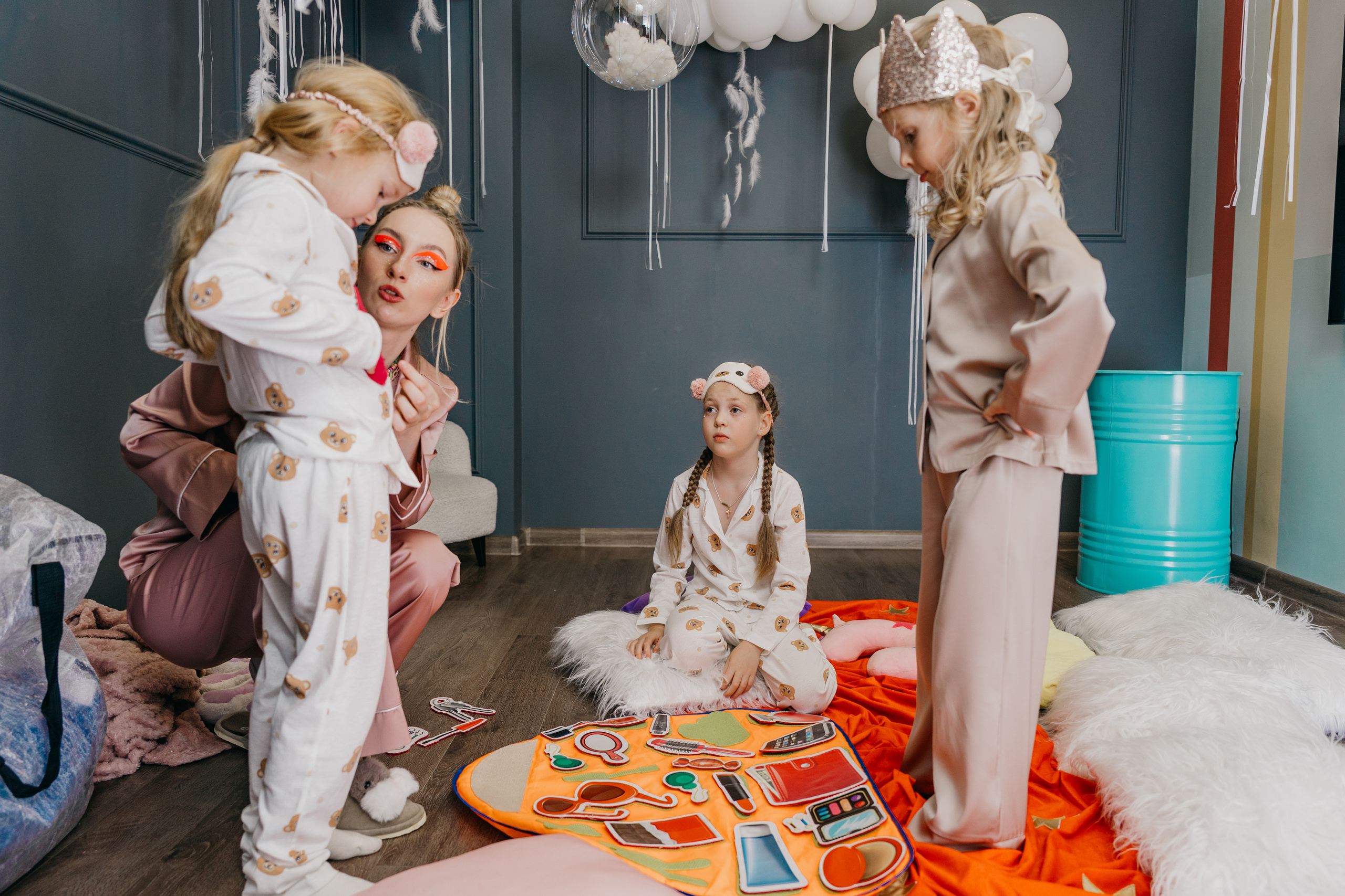 Пижамная вечеринка, Веронике 6 лет. Фотограф Никита Комаров