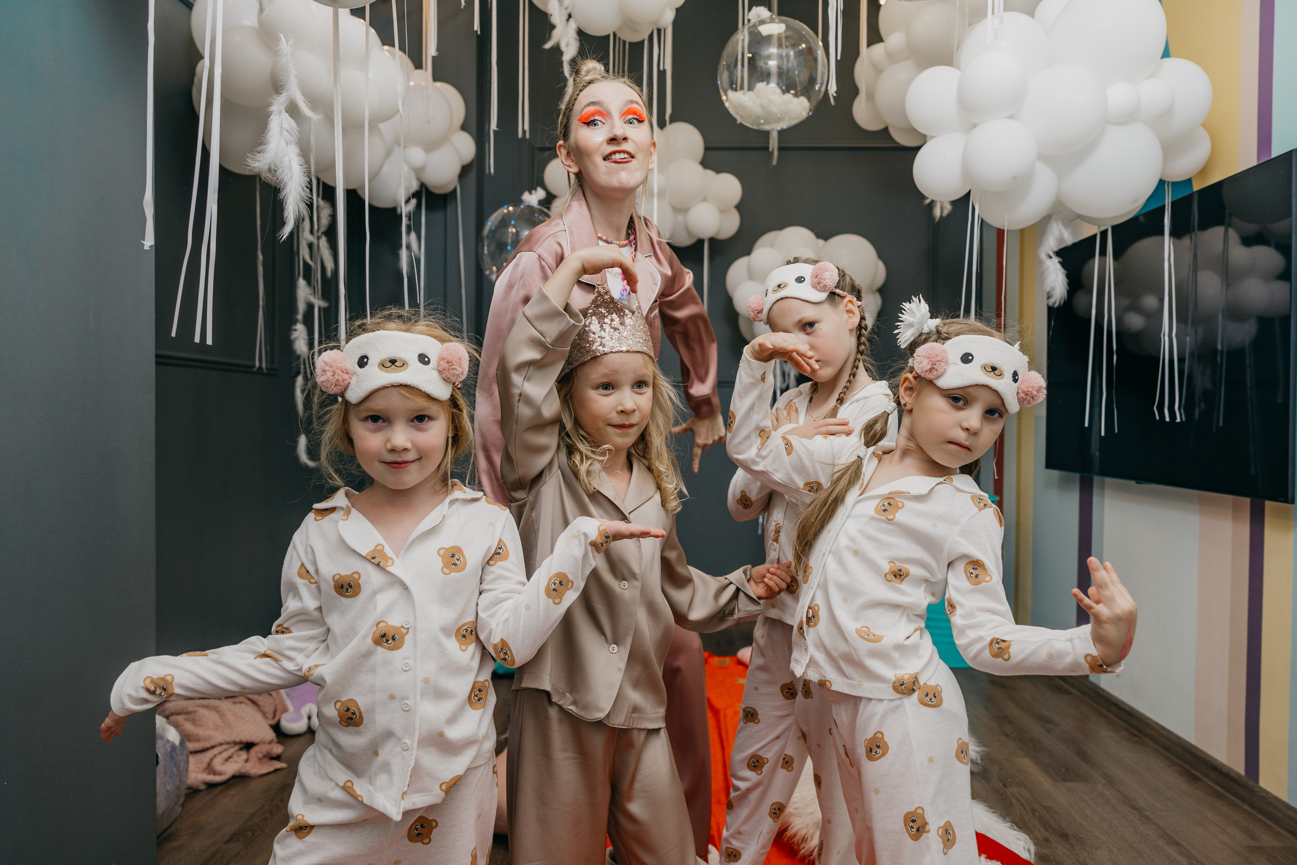 Пижамная вечеринка, Веронике 6 лет. Фотограф Никита Комаров