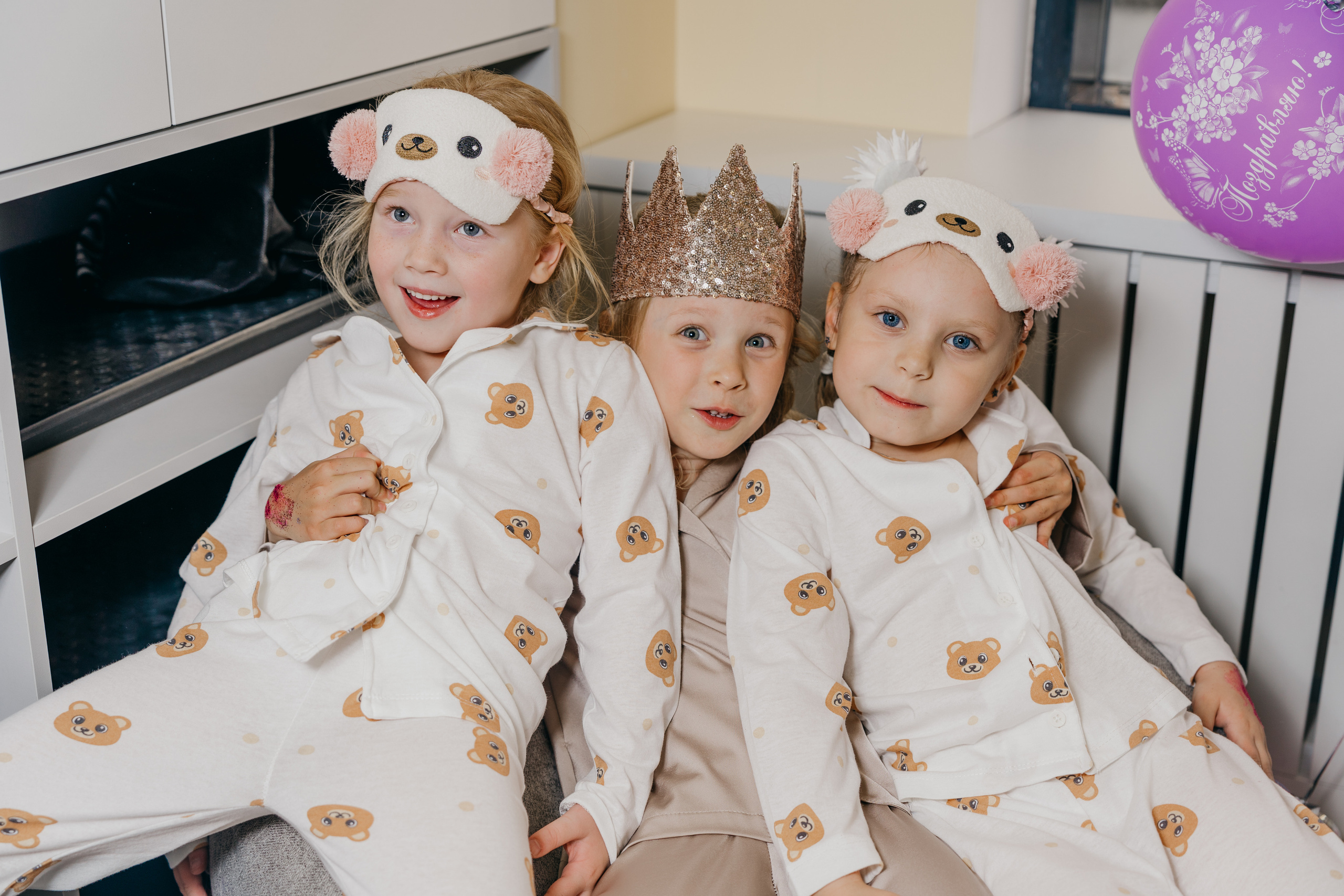 Пижамная вечеринка, Веронике 6 лет. Фотограф Никита Комаров