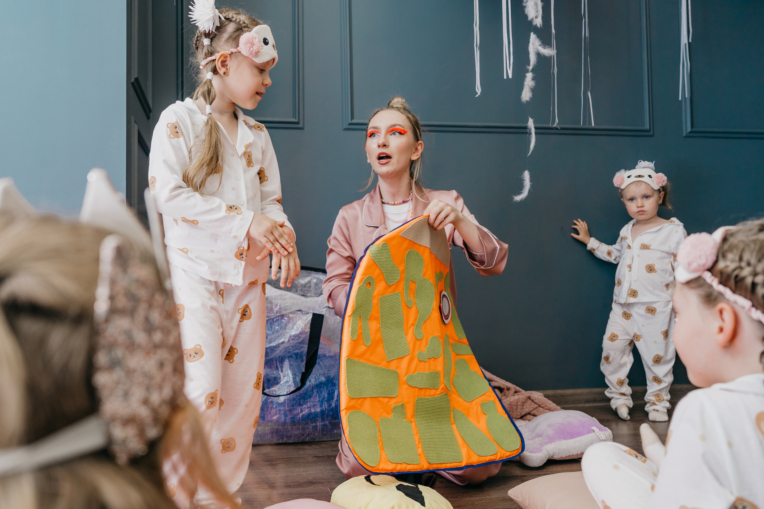 Пижамная вечеринка, Веронике 6 лет. Фотограф Никита Комаров