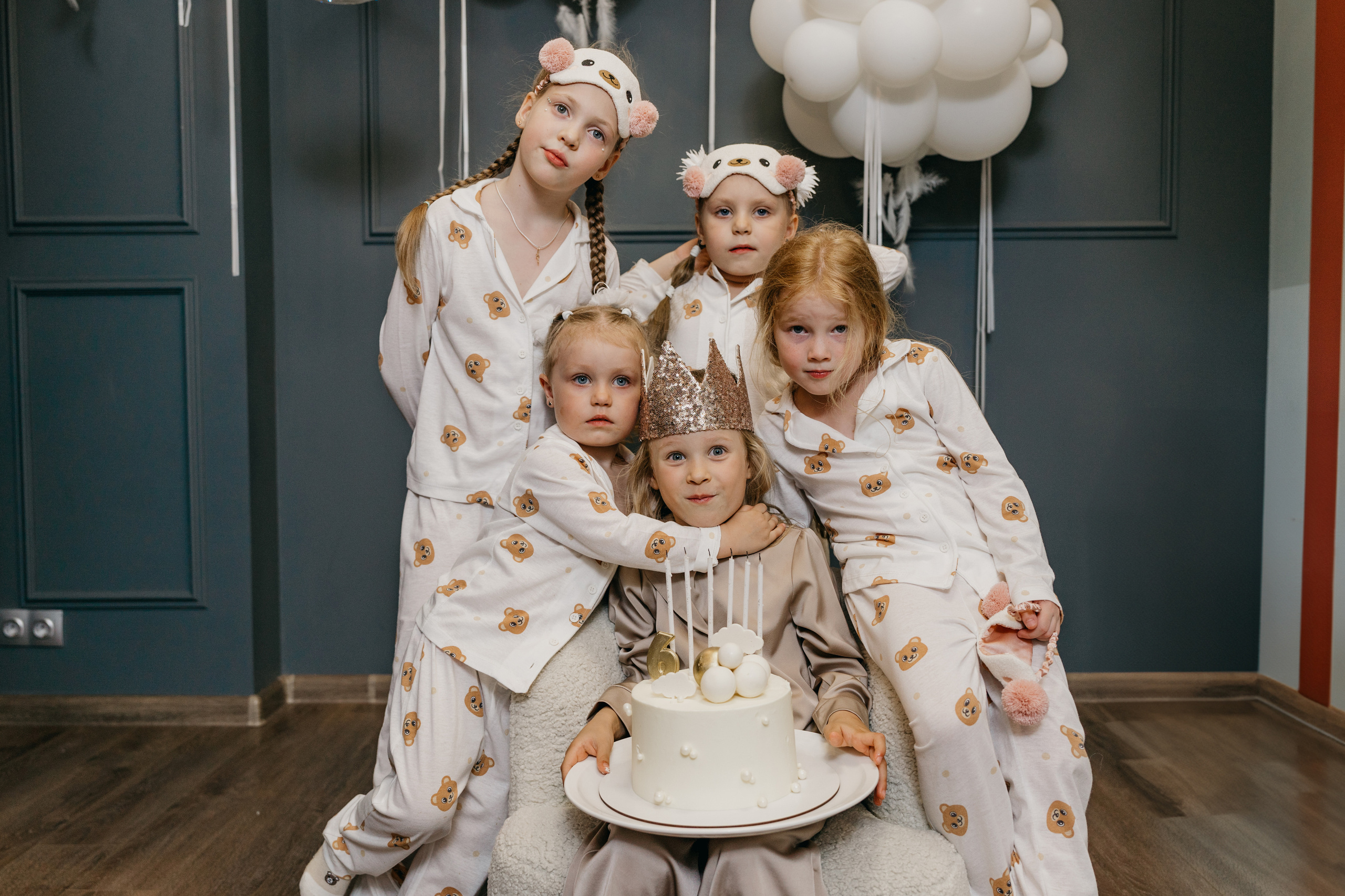 Пижамная вечеринка, Веронике 6 лет. Фотограф Никита Комаров