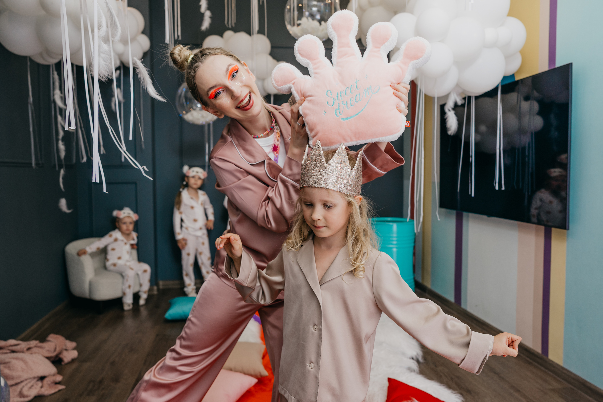 Пижамная вечеринка, Веронике 6 лет. Фотограф Никита Комаров