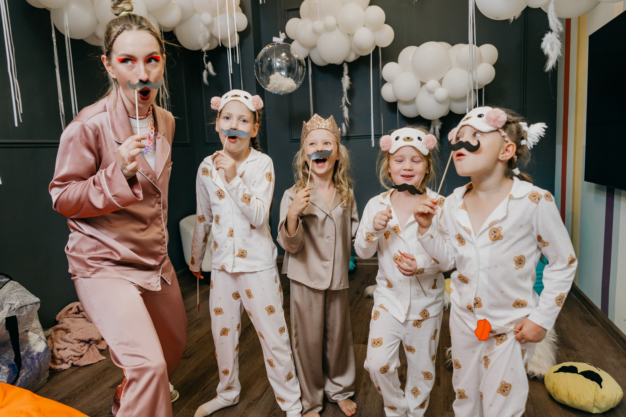 Пижамная вечеринка, Веронике 6 лет. Фотограф Никита Комаров