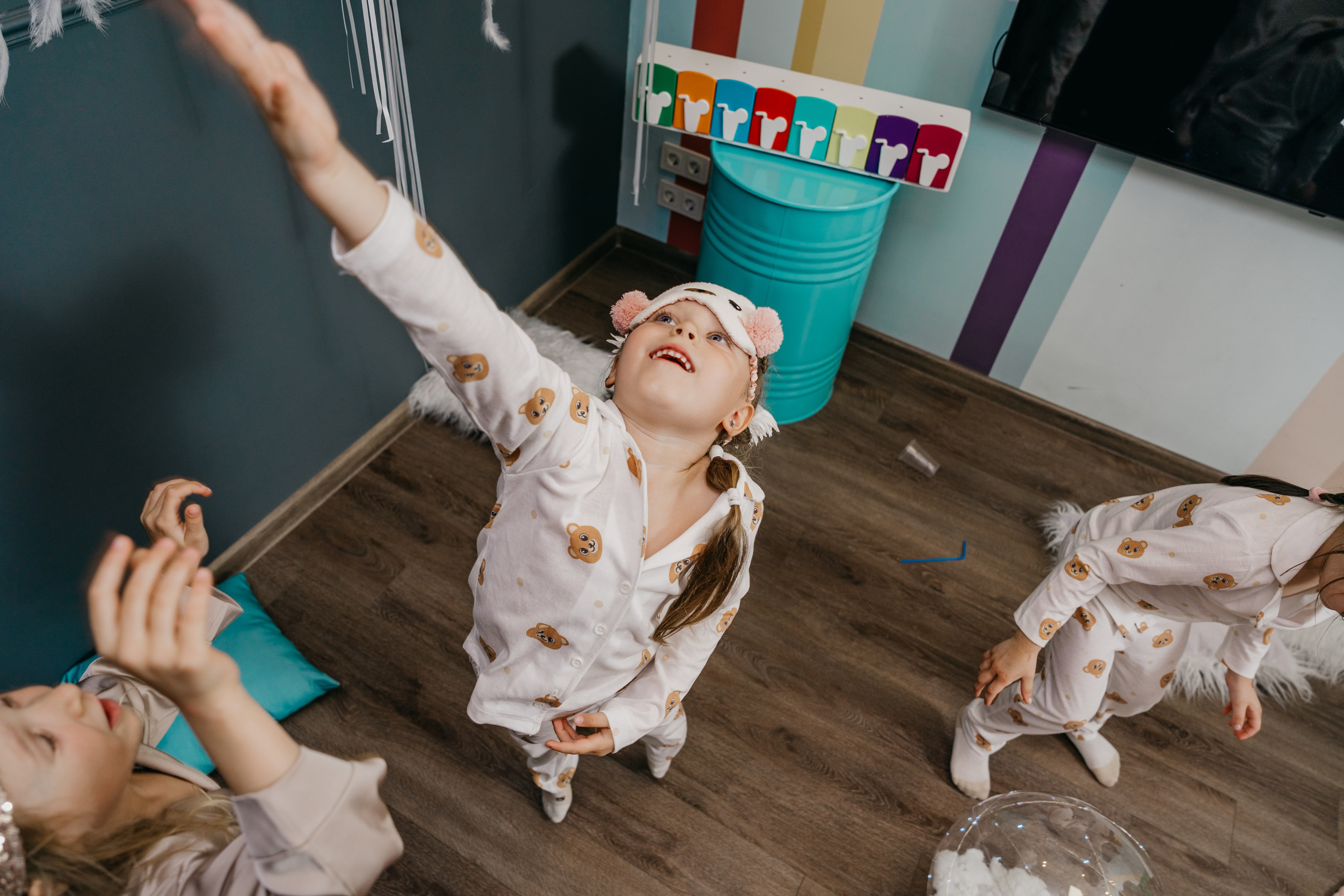Пижамная вечеринка, Веронике 6 лет. Фотограф Никита Комаров