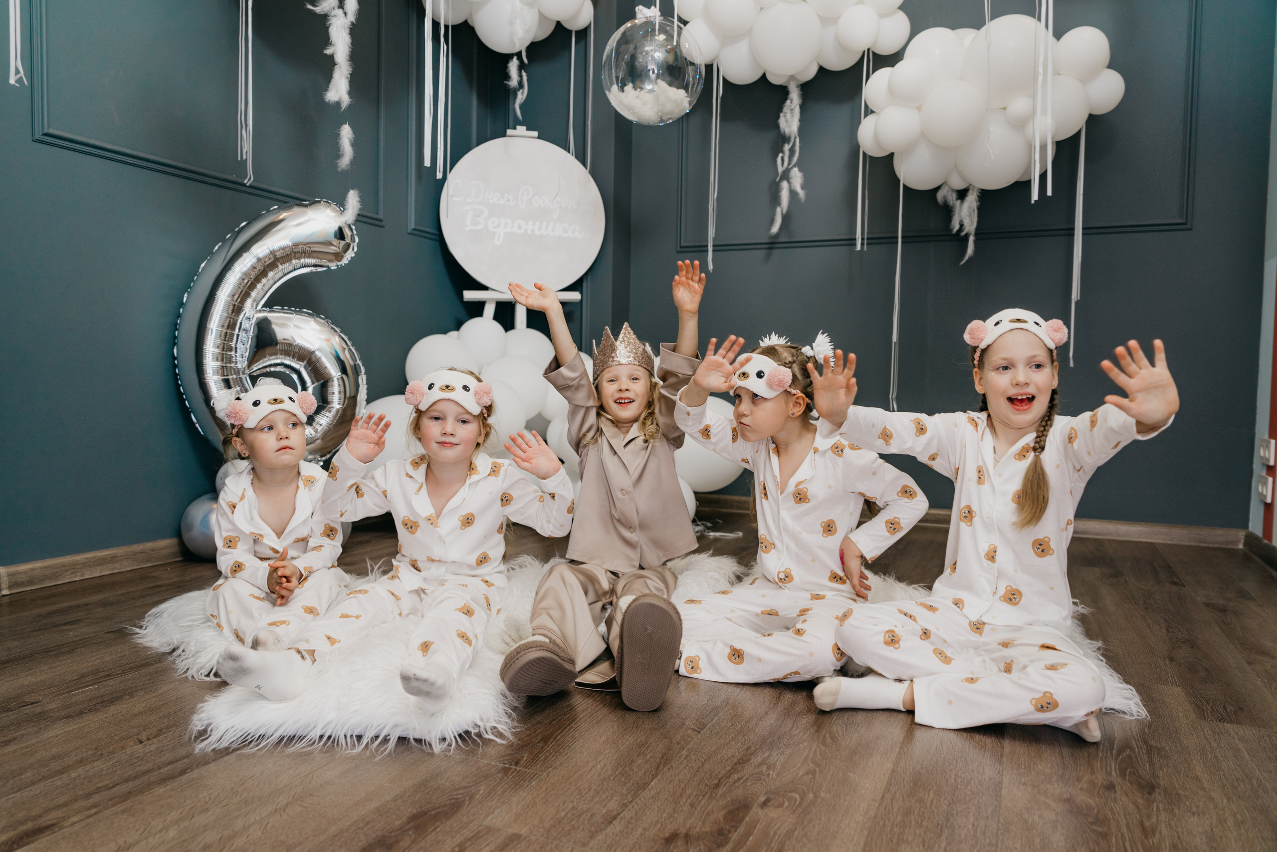 Пижамная вечеринка, Веронике 6 лет. Фотограф Никита Комаров